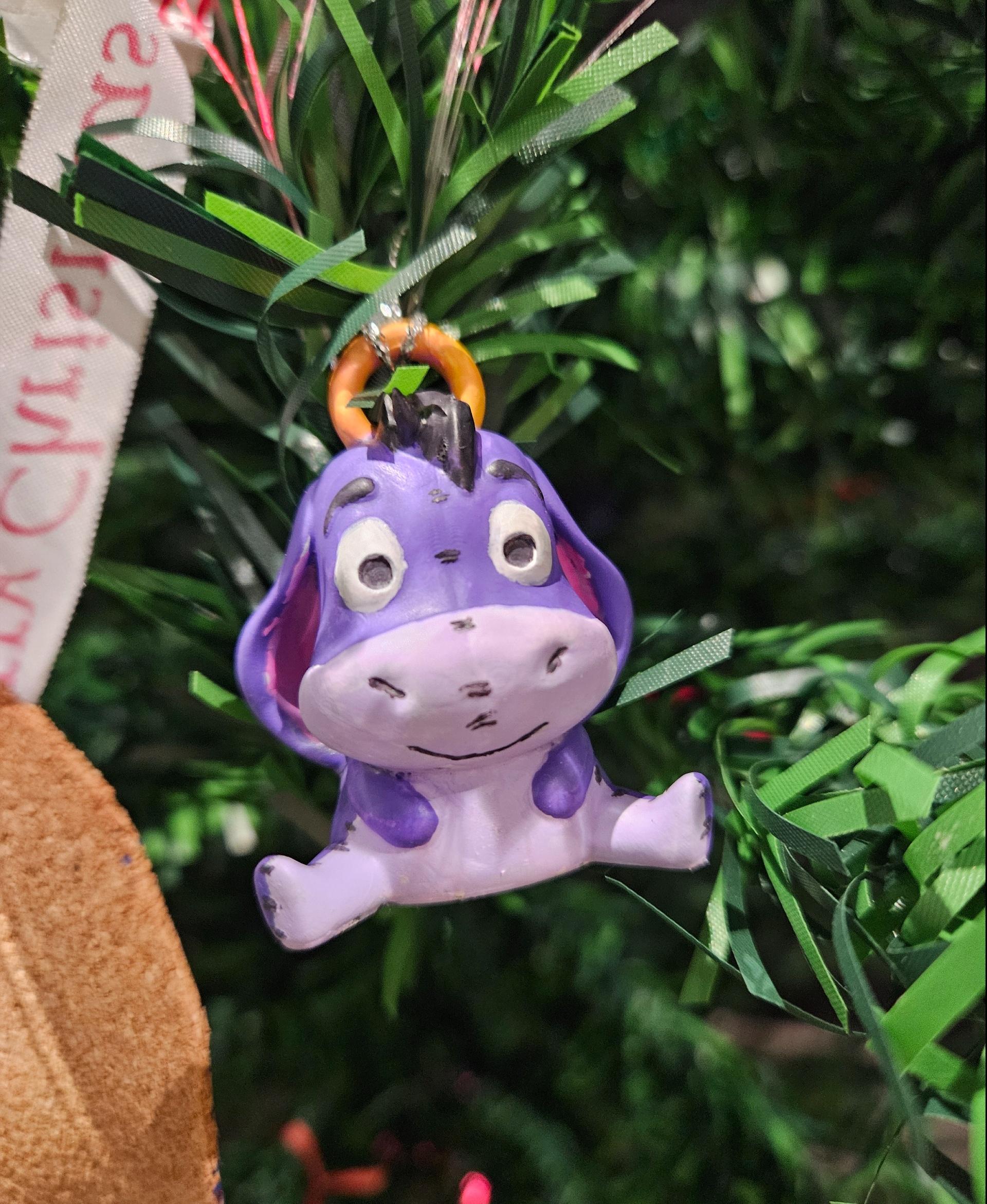 Eeyore Ornament - Support Free - He looks so happy - 3d model