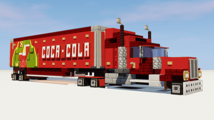 Minecraft Cola Truck 3d model