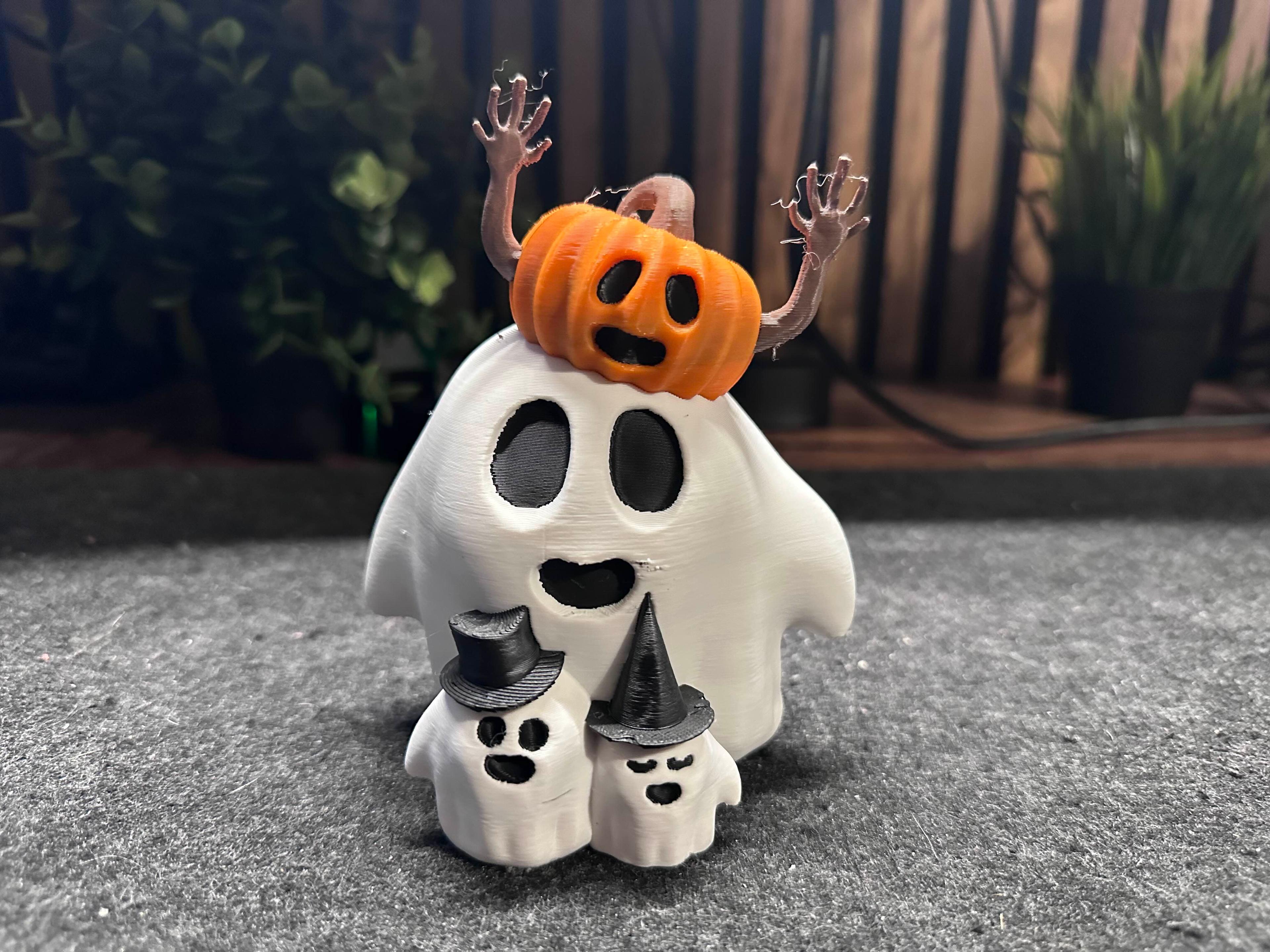 Halloween Ghost Family 3d model