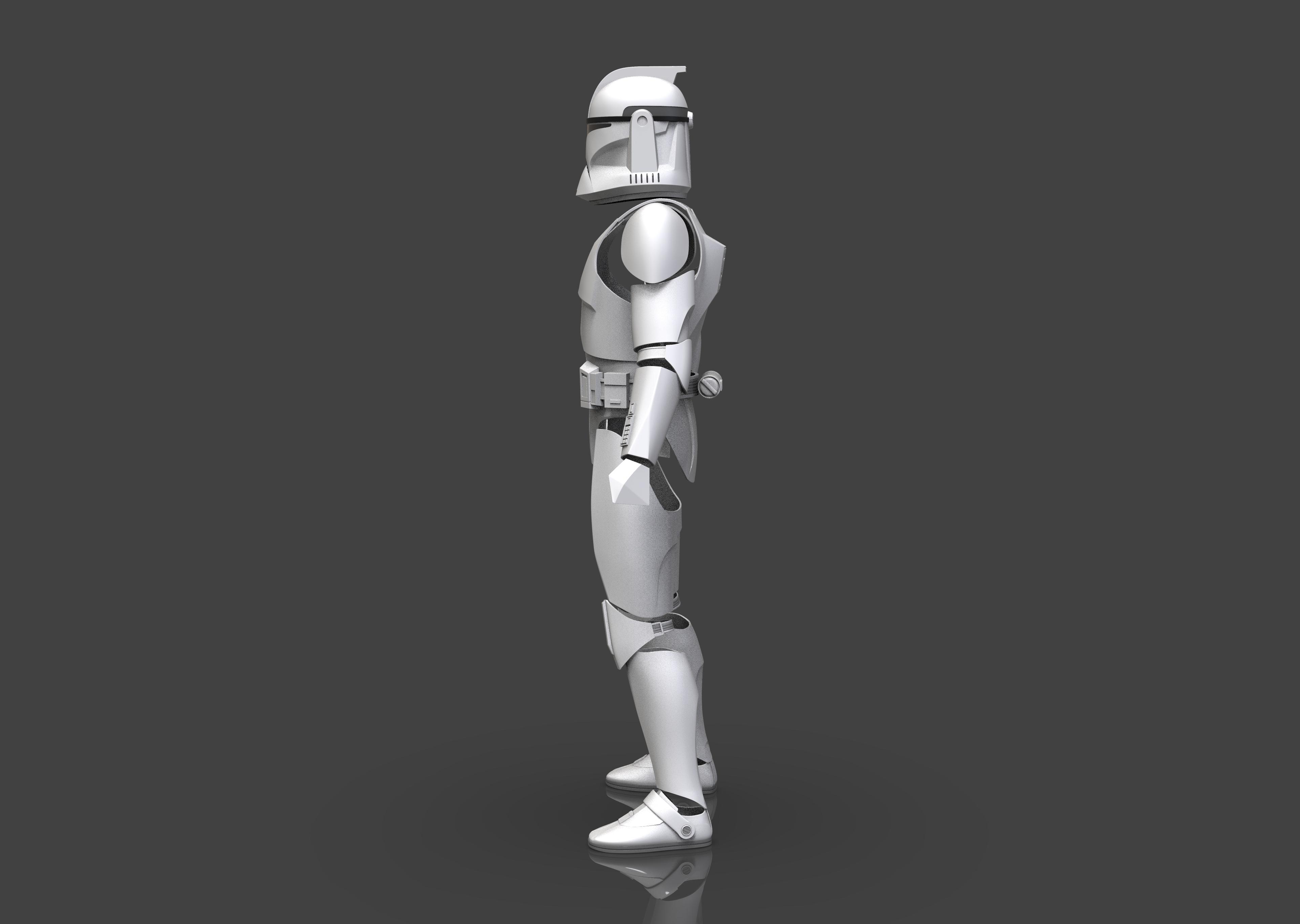 Phase 2 Clone Trooper Armor 3d model