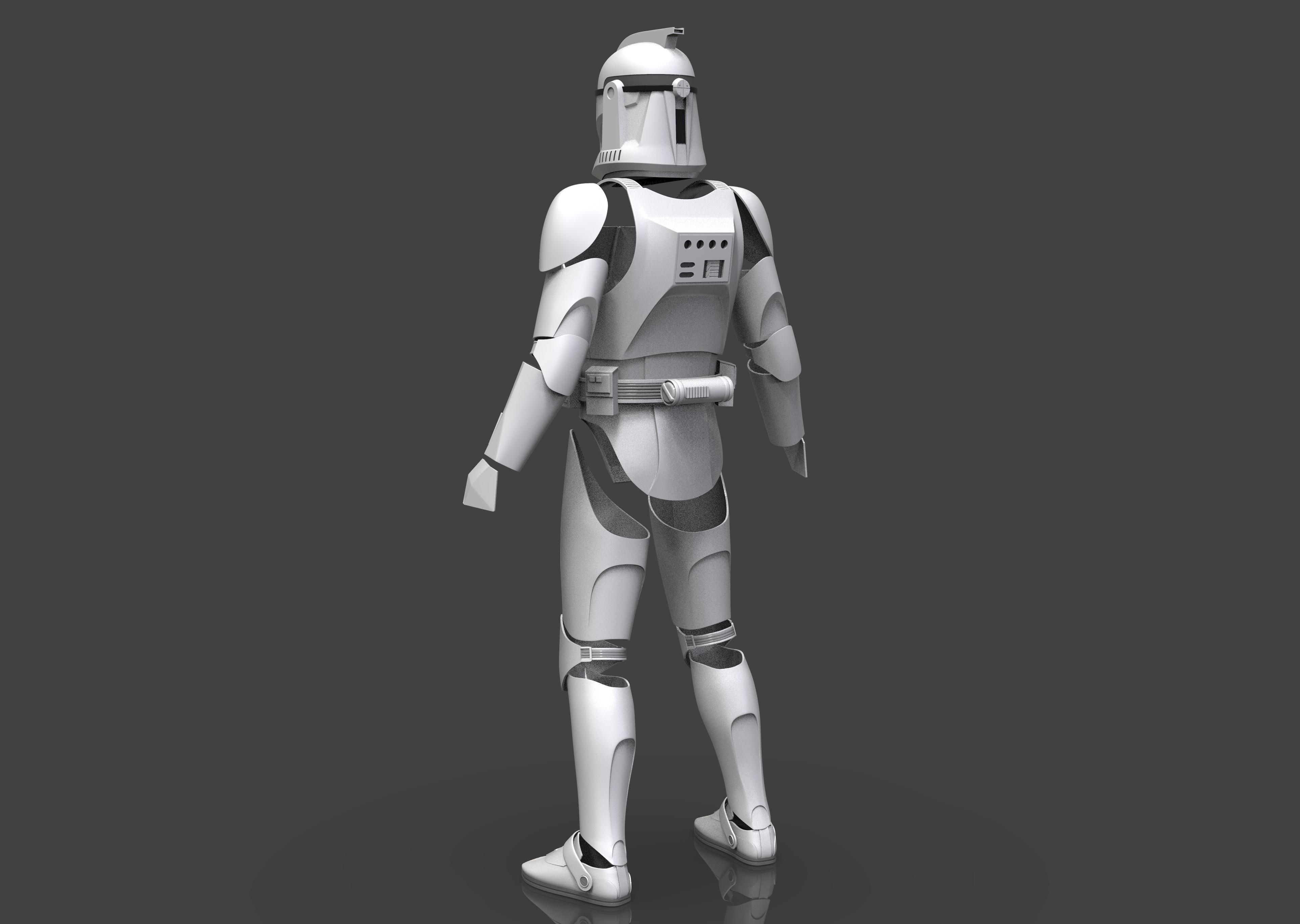 Phase 2 Clone Trooper Armor 3d model