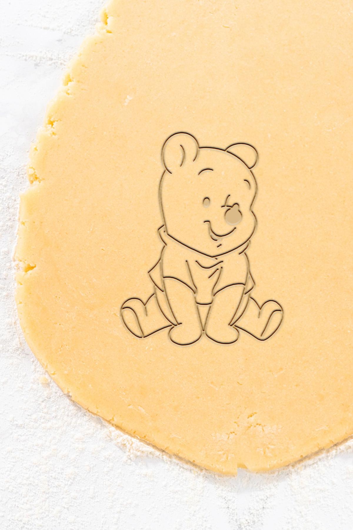 Winnie The Pooh Cookie Cutter, Biscuit Cutter 3d model