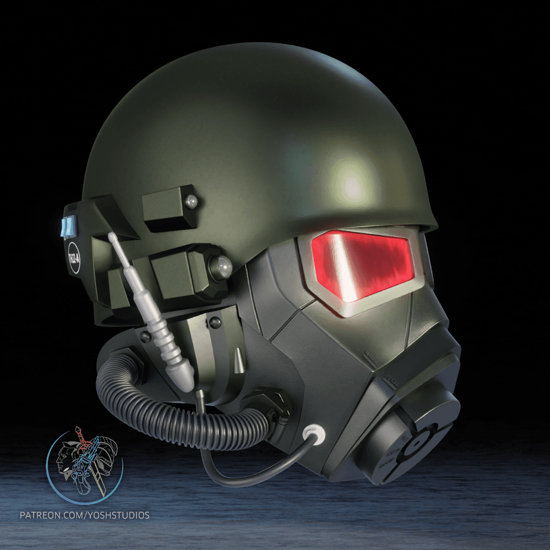 Fallout NCR Ranger Helmet 3D Printer File STL 3d model