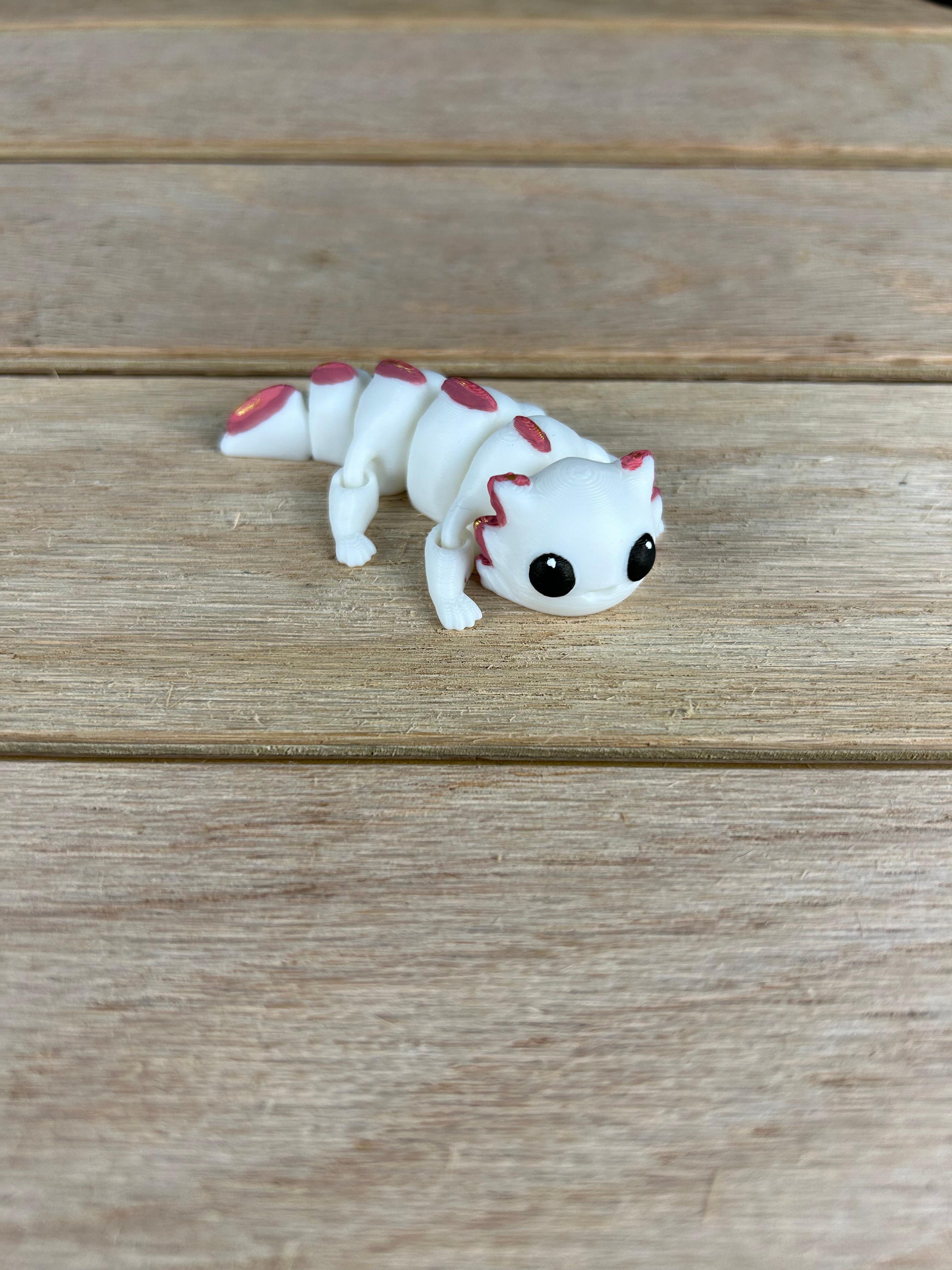 Axolotl with Movable Legs  3d model