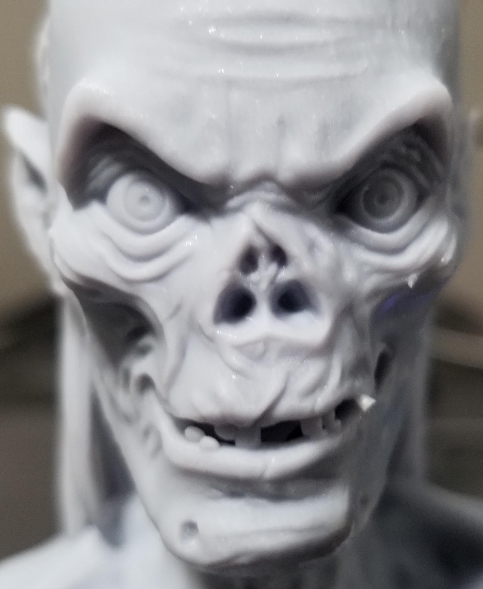 Crypt Keeper Bust (Pre-Supported) 3d model
