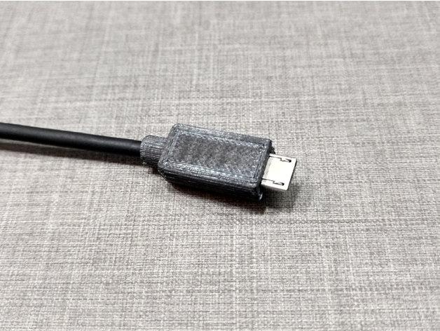 Micro USB plug enclosure 3d model