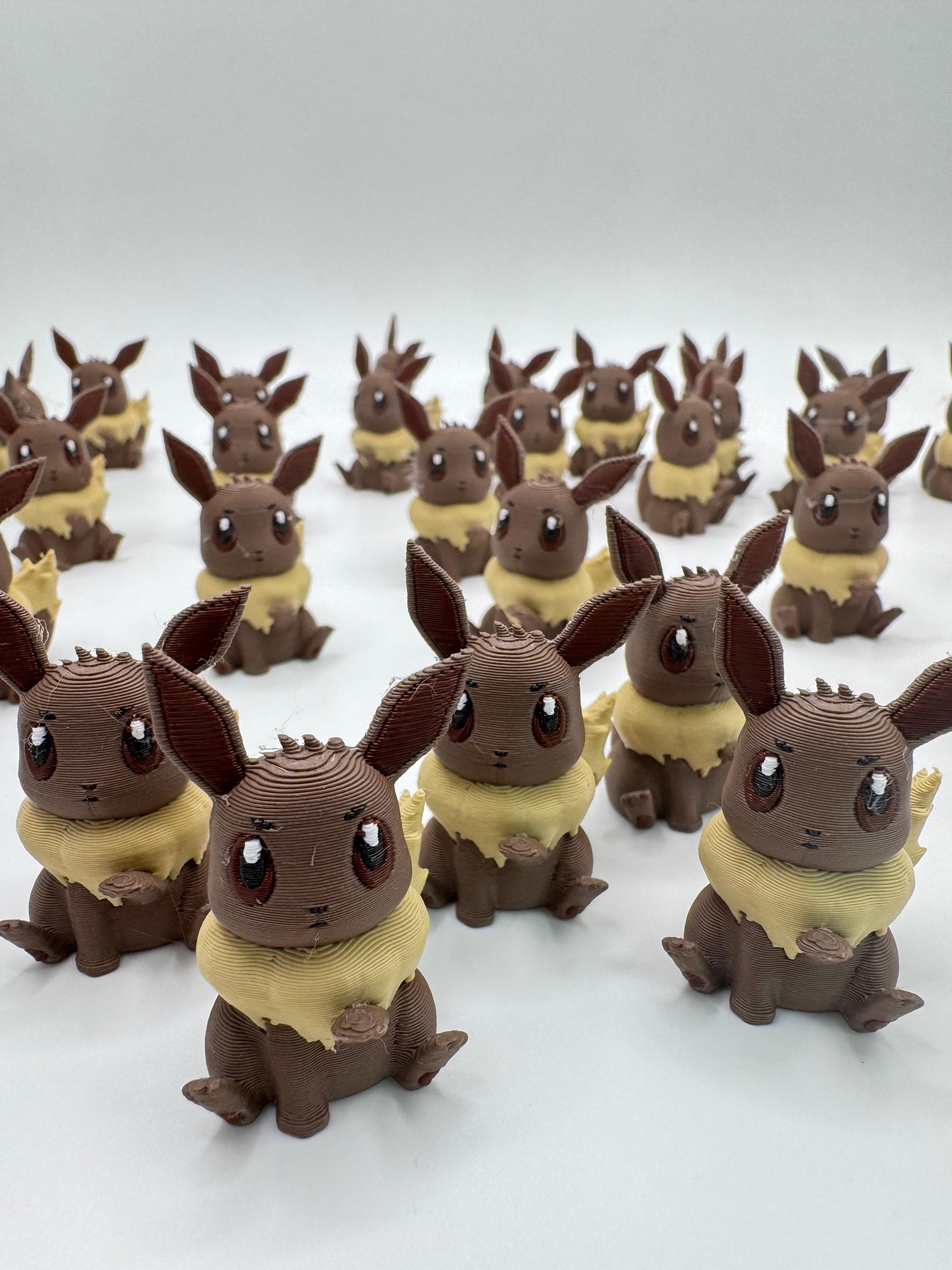 Eevee Pokemon (no support, 3mf included) 3d model