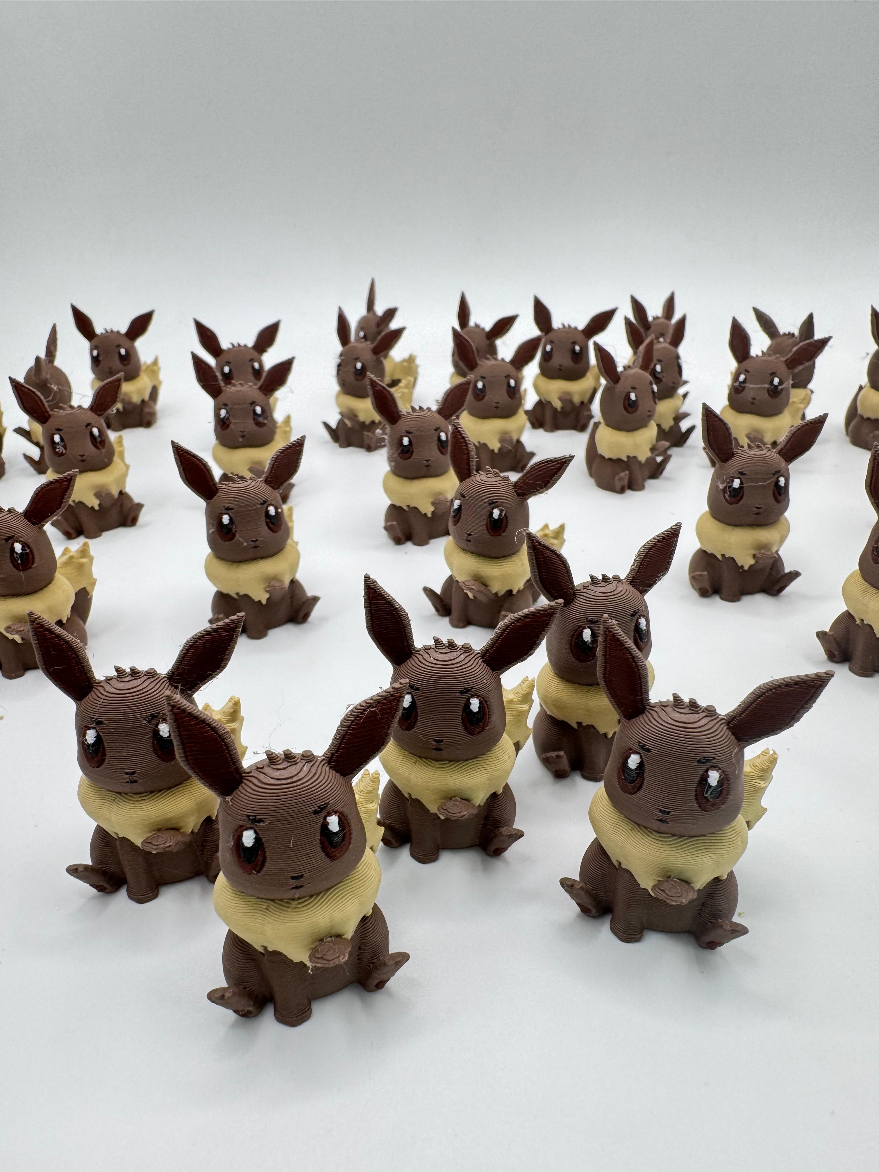 Eevee Pokemon (no support, 3mf included) 3d model