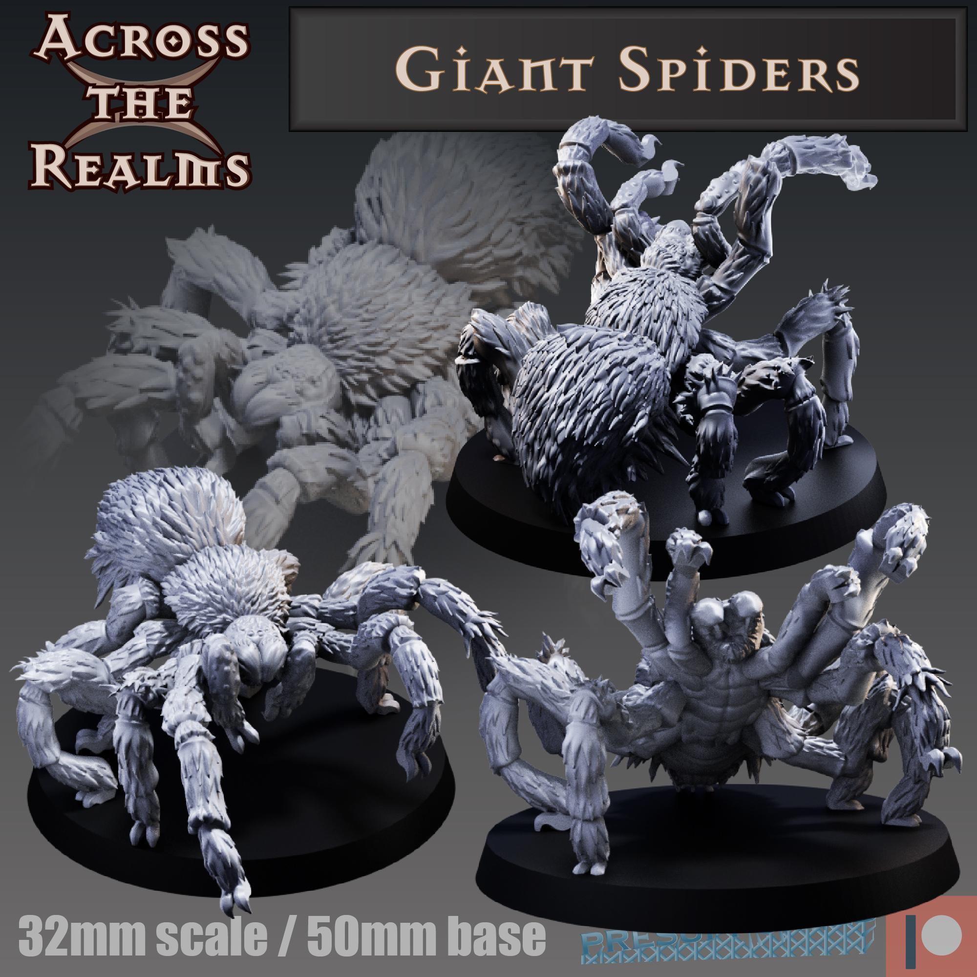 Giant Spiders 3d model