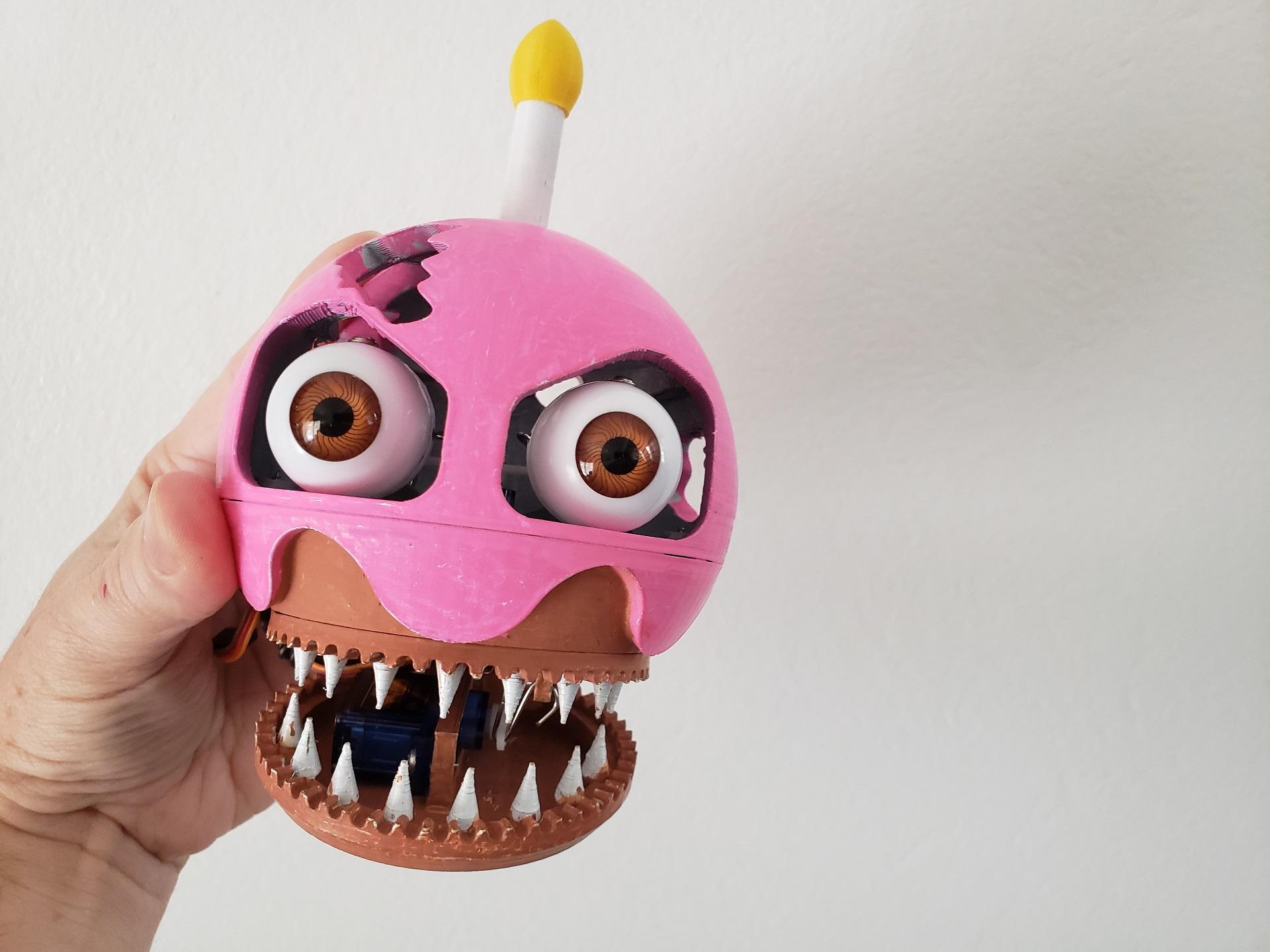 Nightmare Chica fnaf 3D model 3D printable