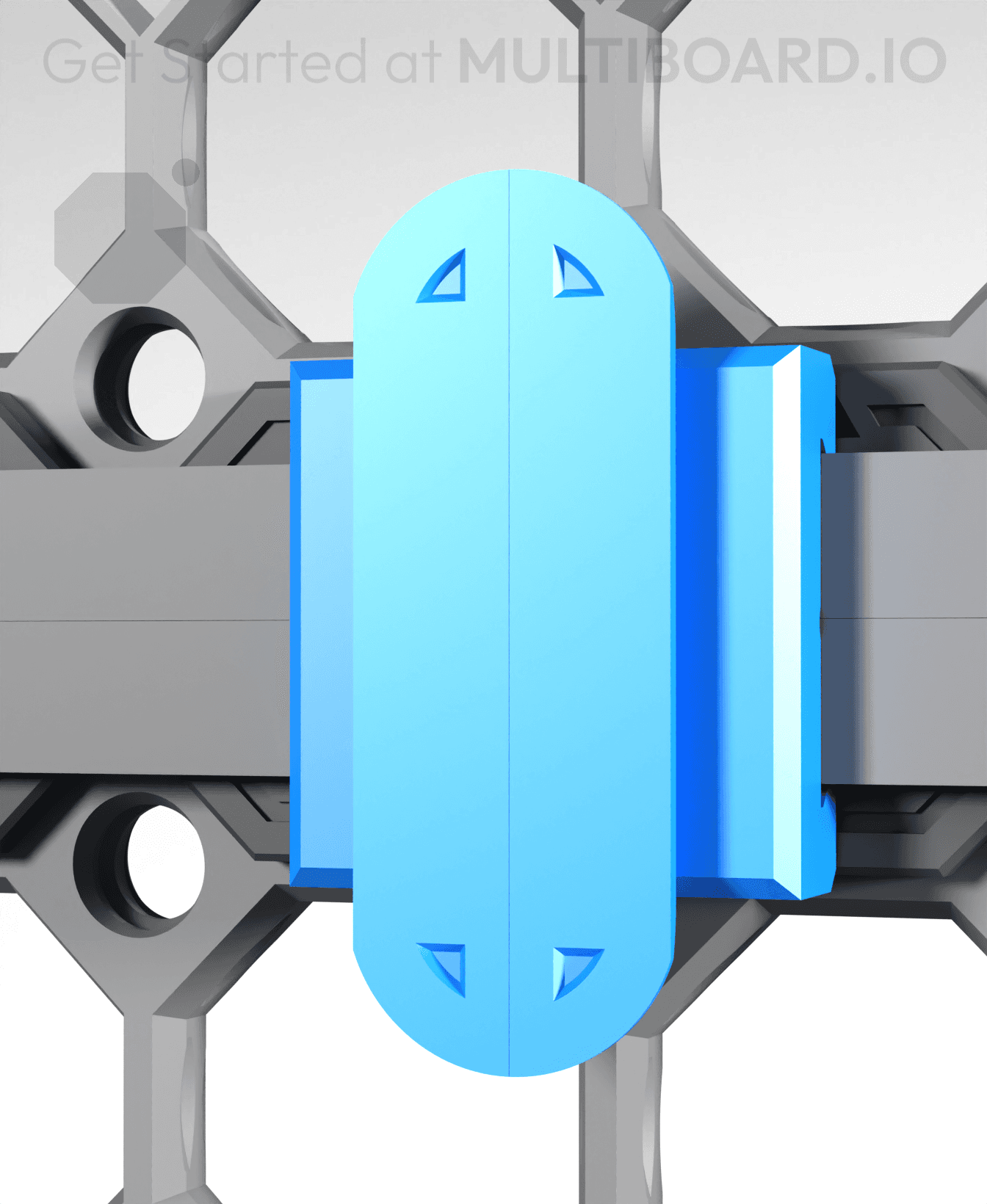 Multipoint Rail - Rail Slider 3d model