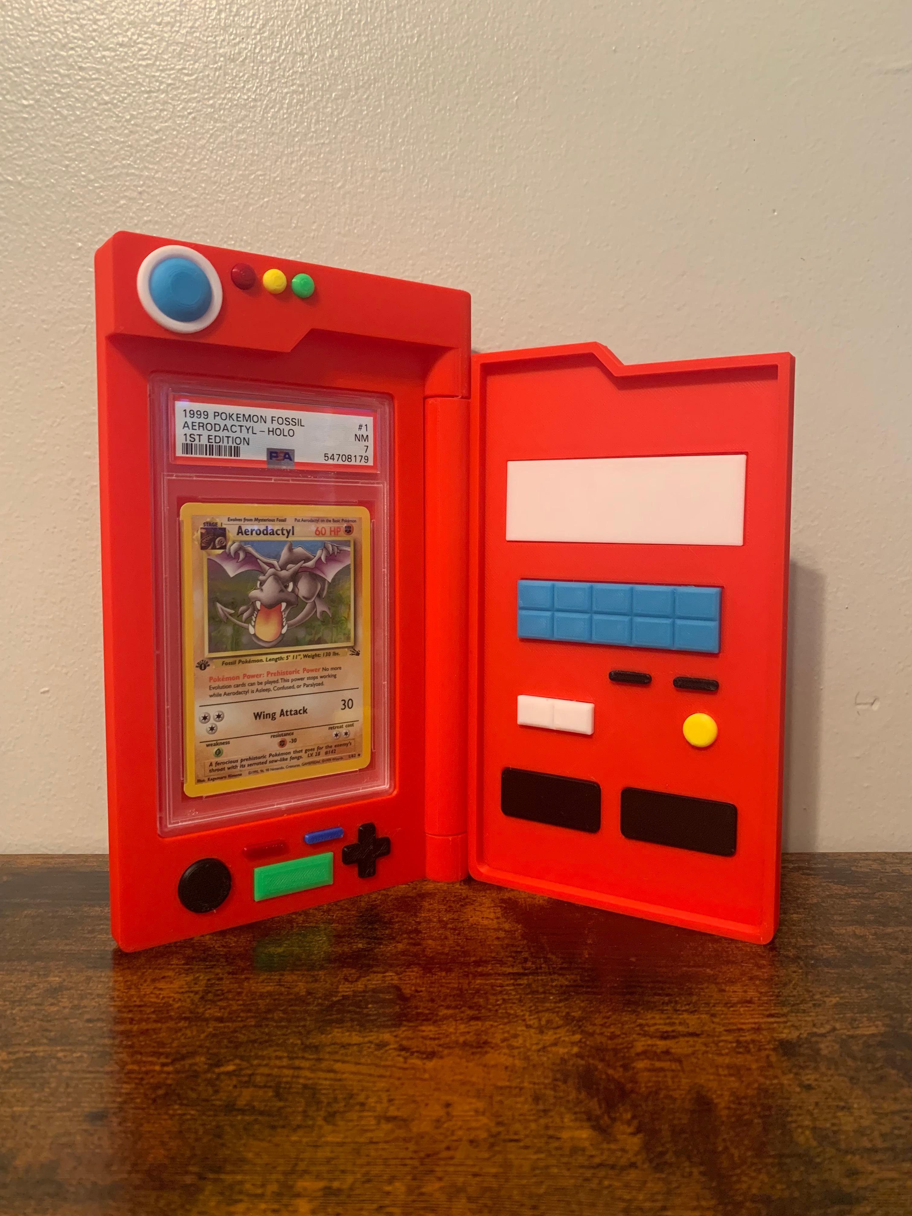 PSA/CGC Graded Slab Pokédex Display 3d model