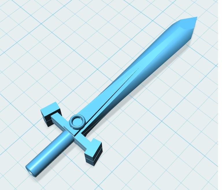 Imaginext Sword 3d model
