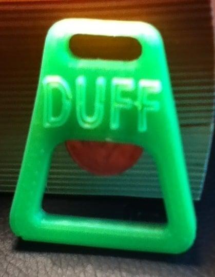 Duff Beer Opener 3d model