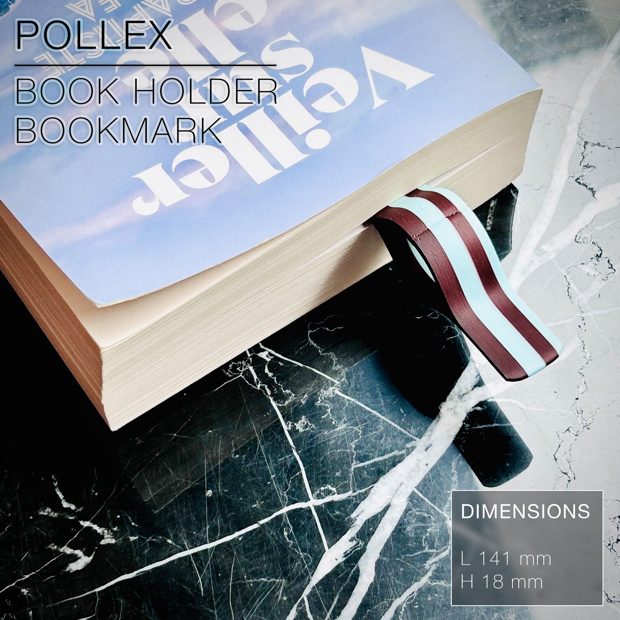 POLLEX  |  book holder & bookmark 3d model