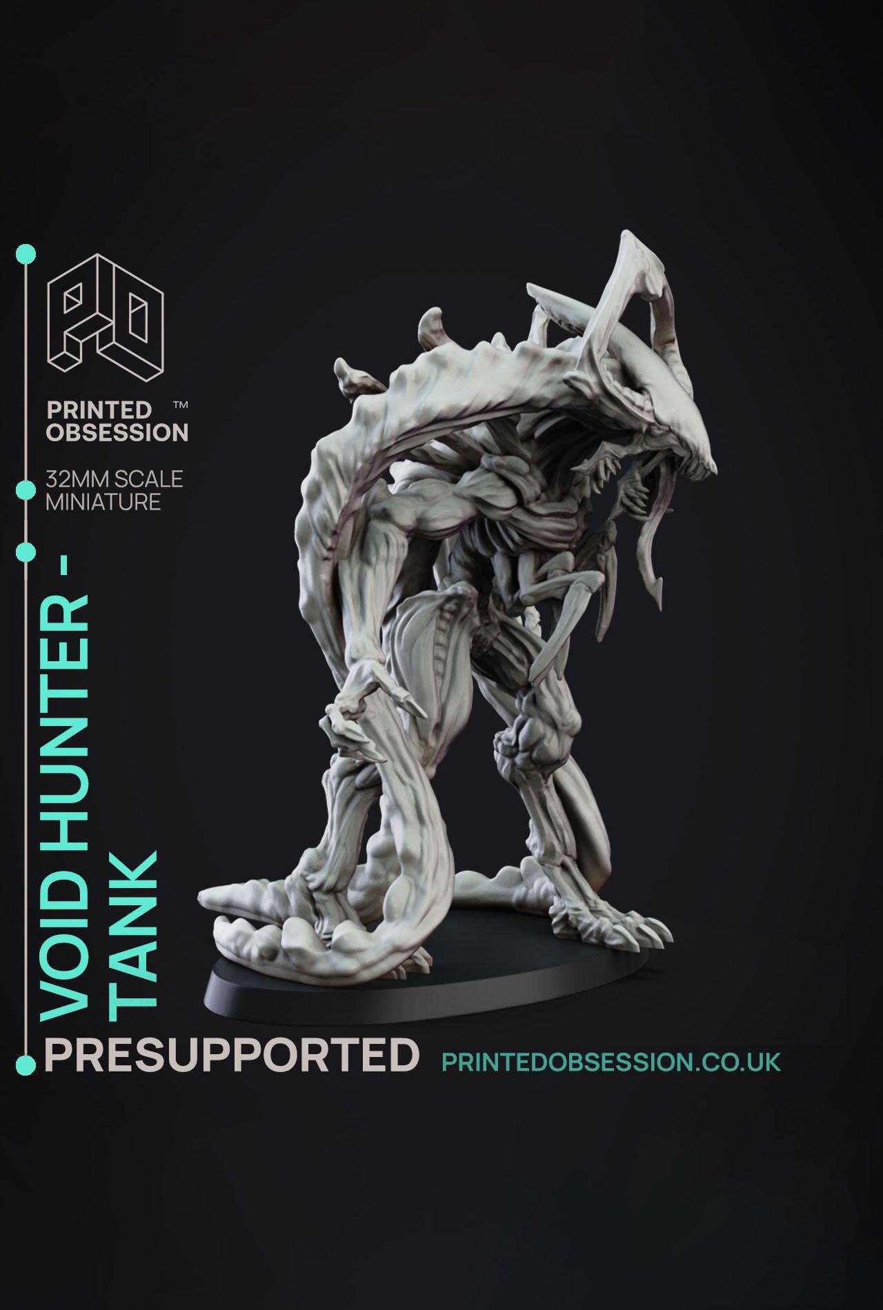 Void Hunter Tank - Creaturess from Behind the Veil - PRESUPPORTED - Illustrated and Stats - 32mm sca 3d model