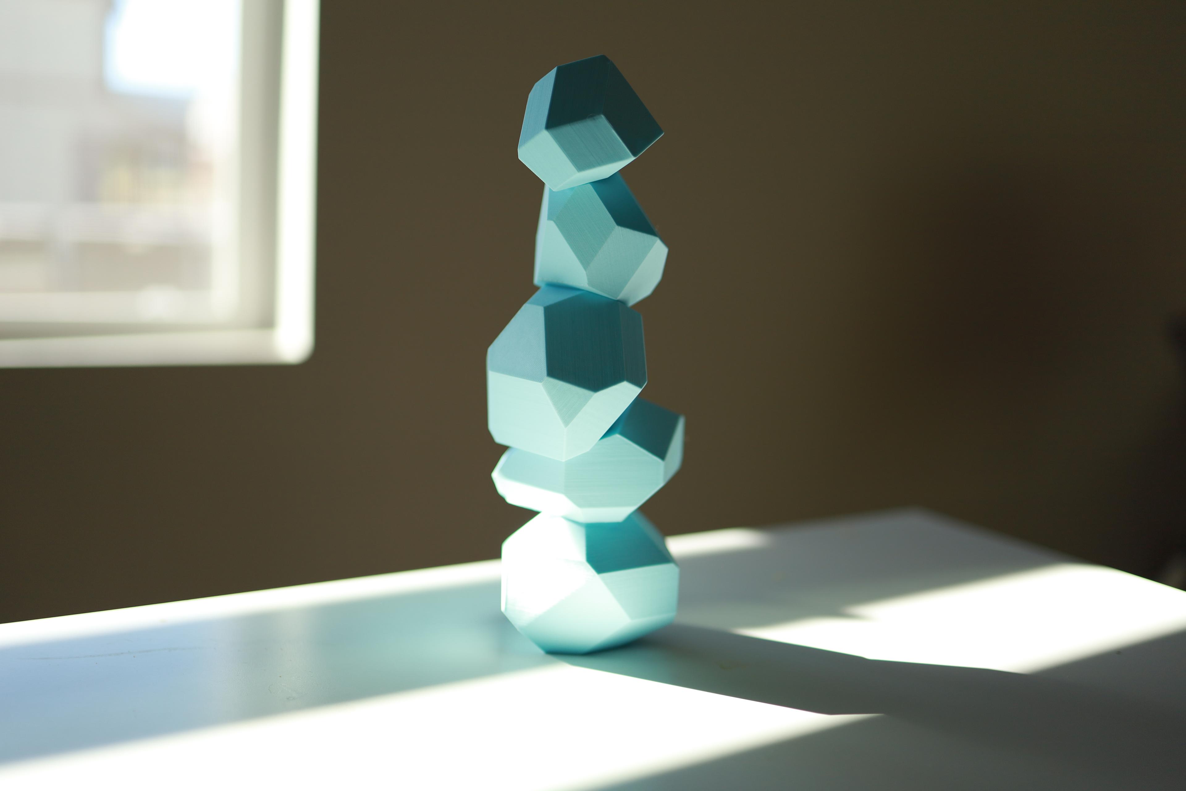 Impossible Stacking Blocks 3d model
