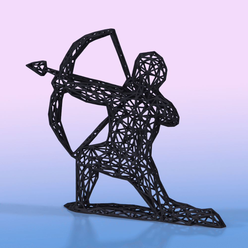 Zodiac Sculpture - Sagittarius	 3d model