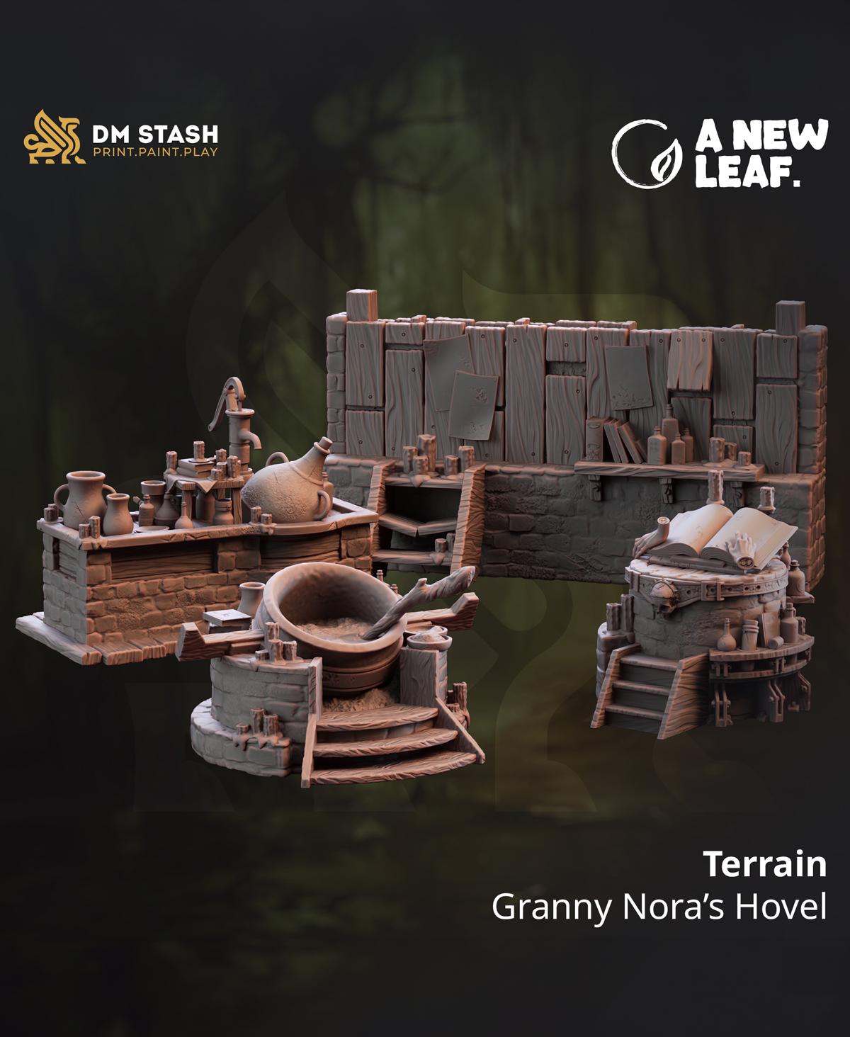 Terrain - Granny Nora's Hovel 3d model