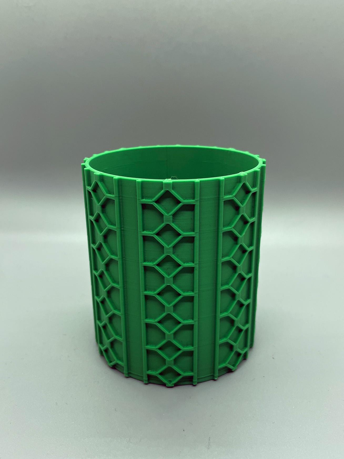 Pencil Holder Mata Pattern 3d model