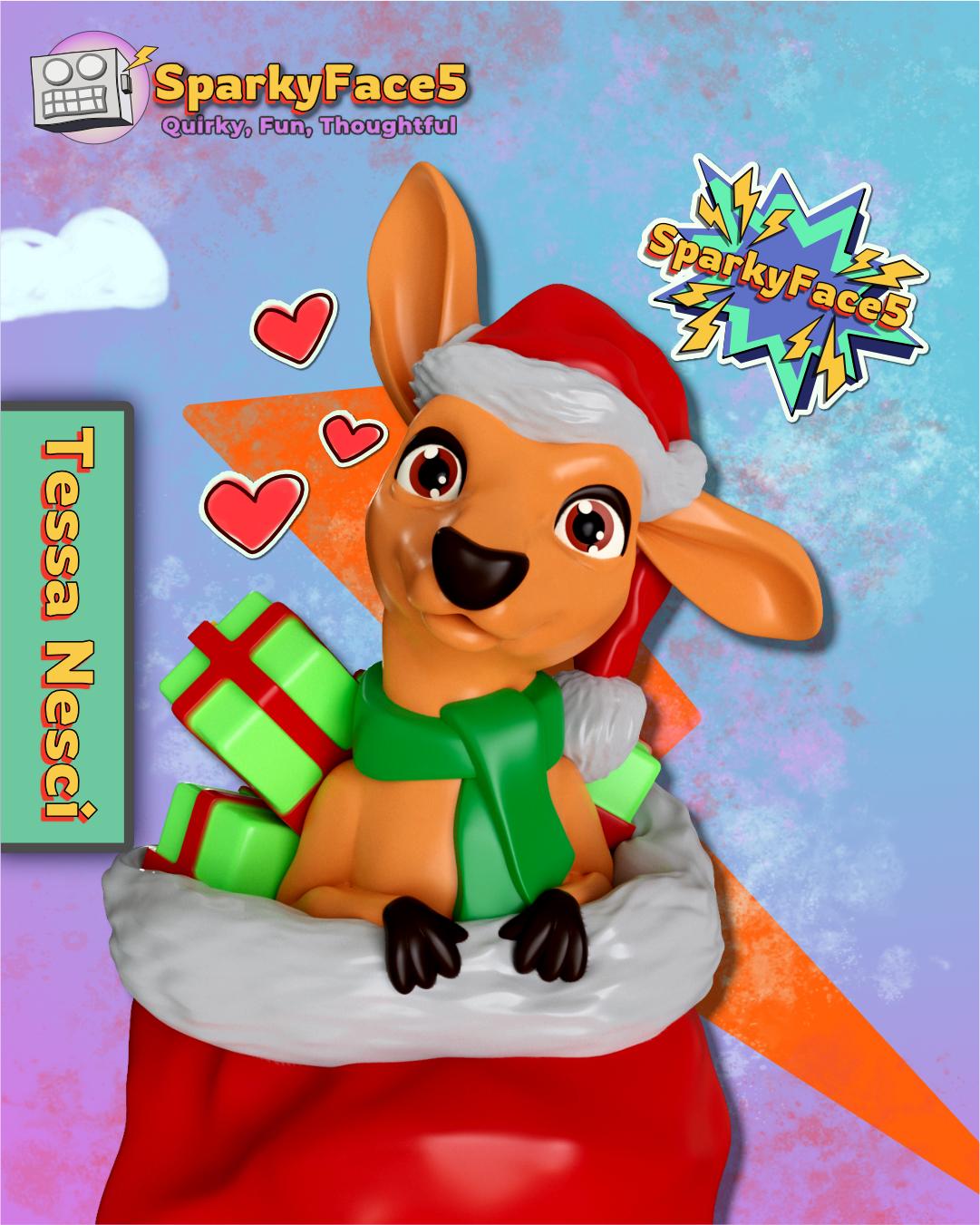 Christmas Joey 3d model