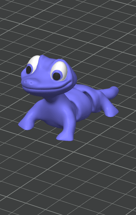 Flexi Gecko (No Supports) 3d model