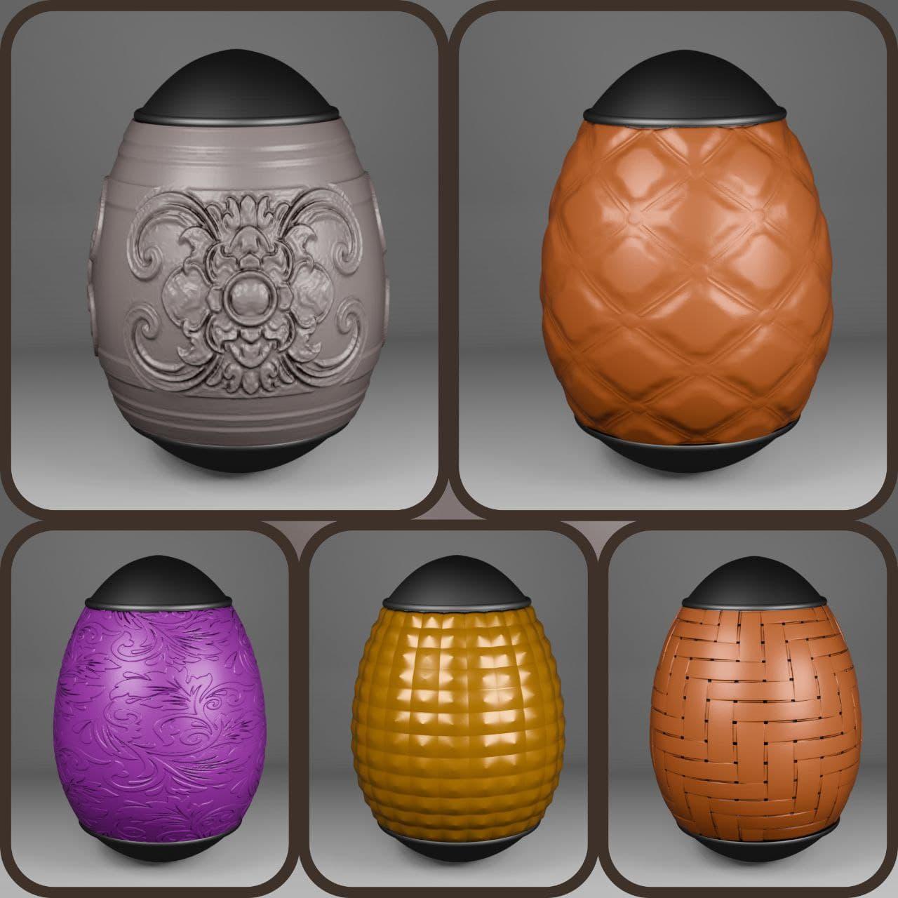 Egg Containers  3d model