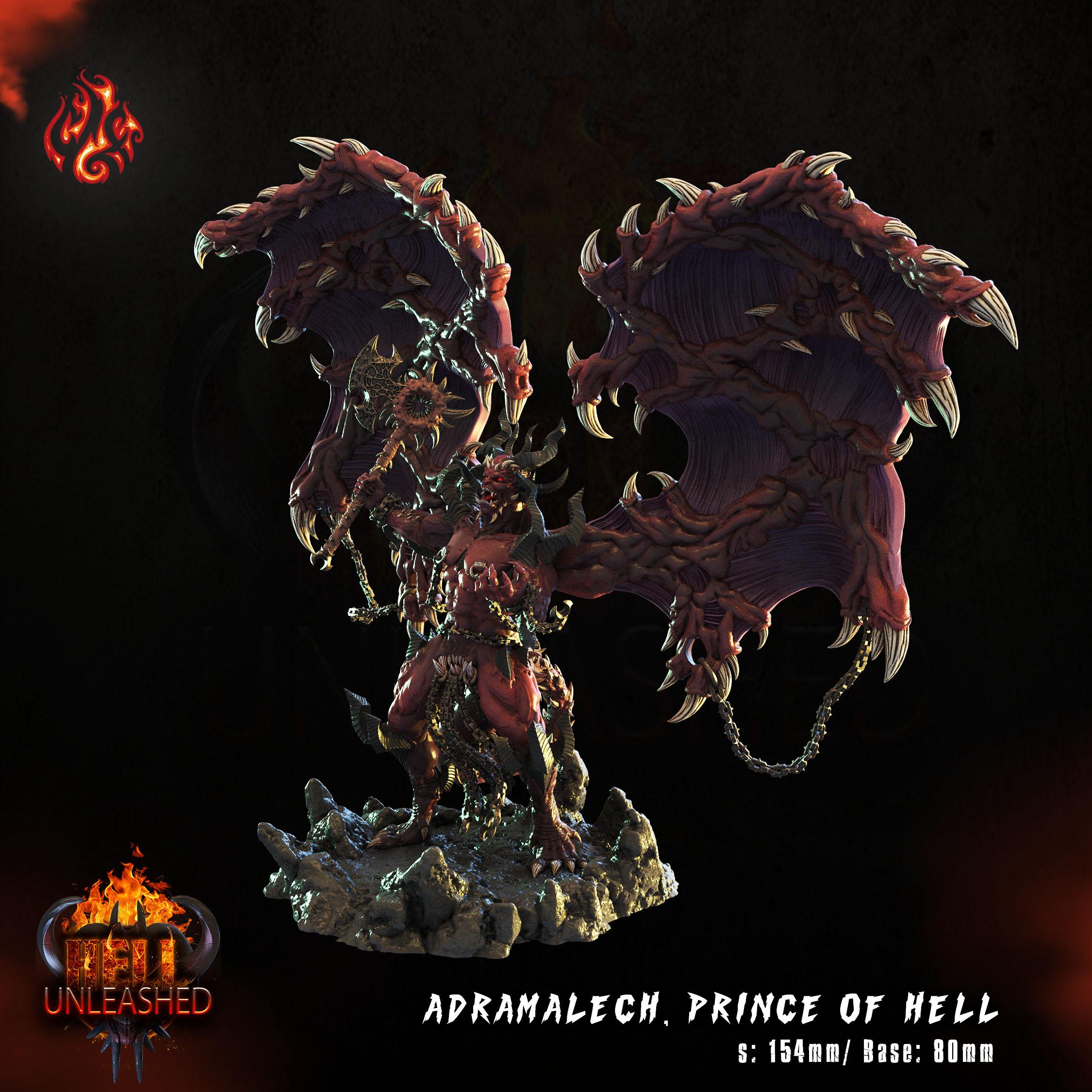 Adramalech, Prince of Hell 3d model