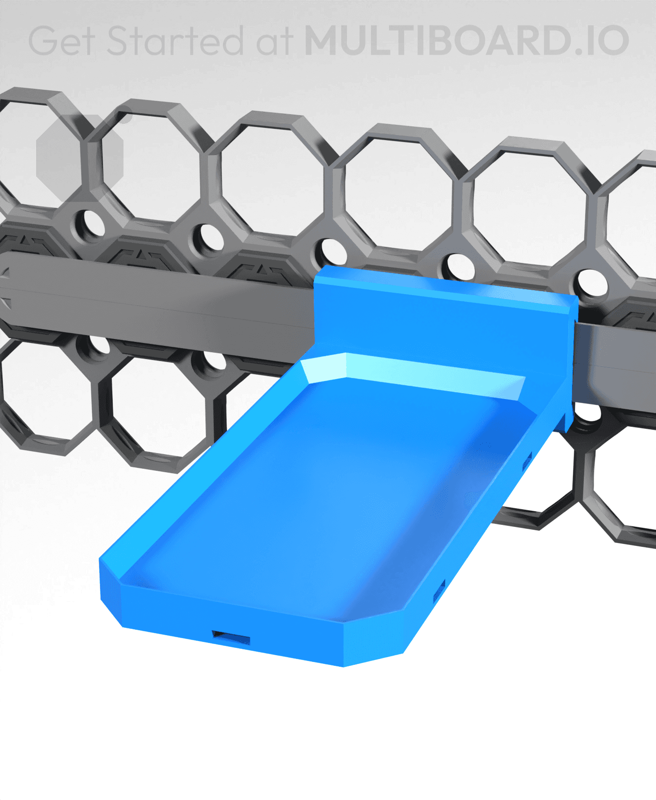 1x2 Shelf - Rail Slider 3d model