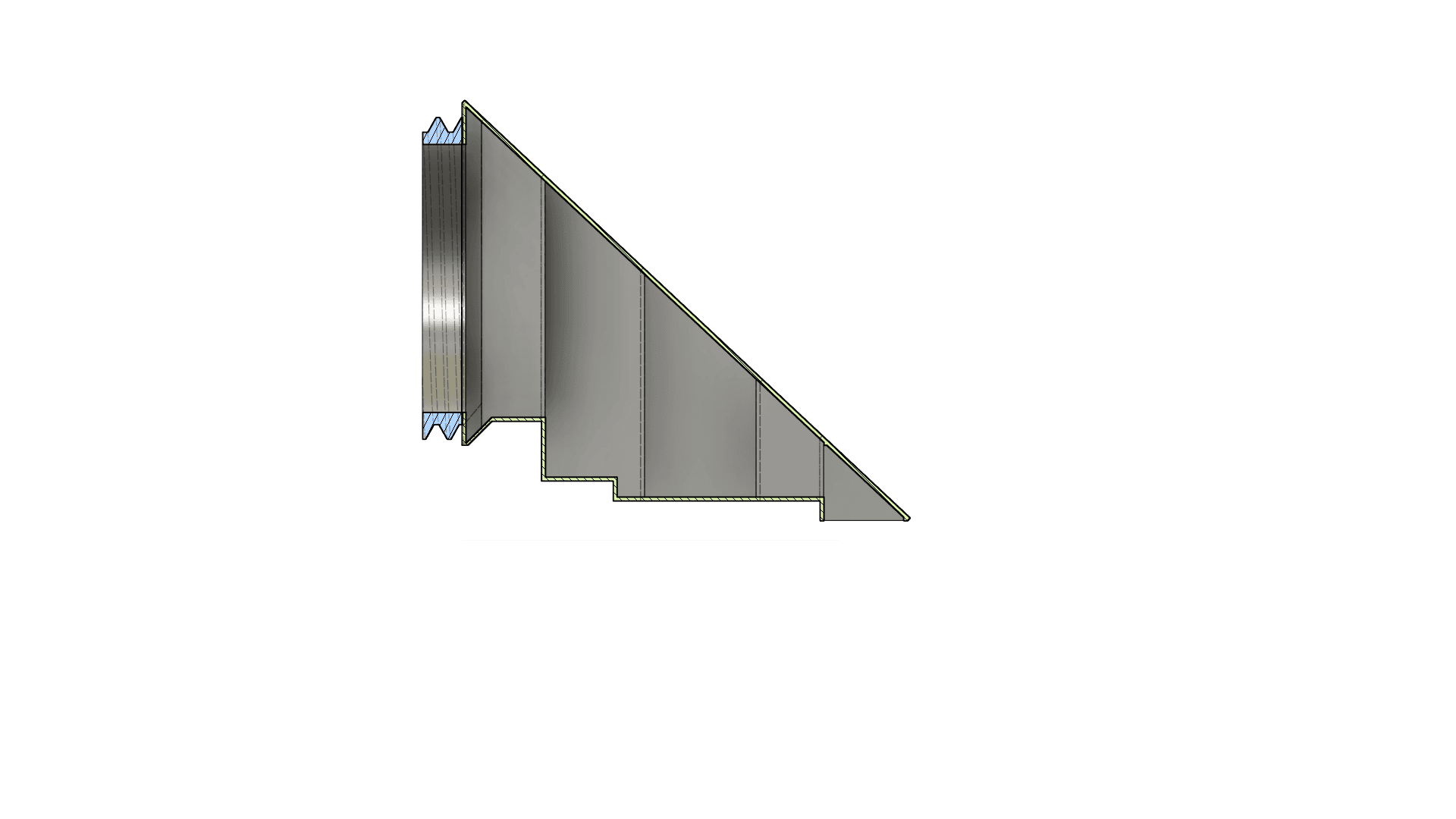Extraction Pipe Window Holder 3d model