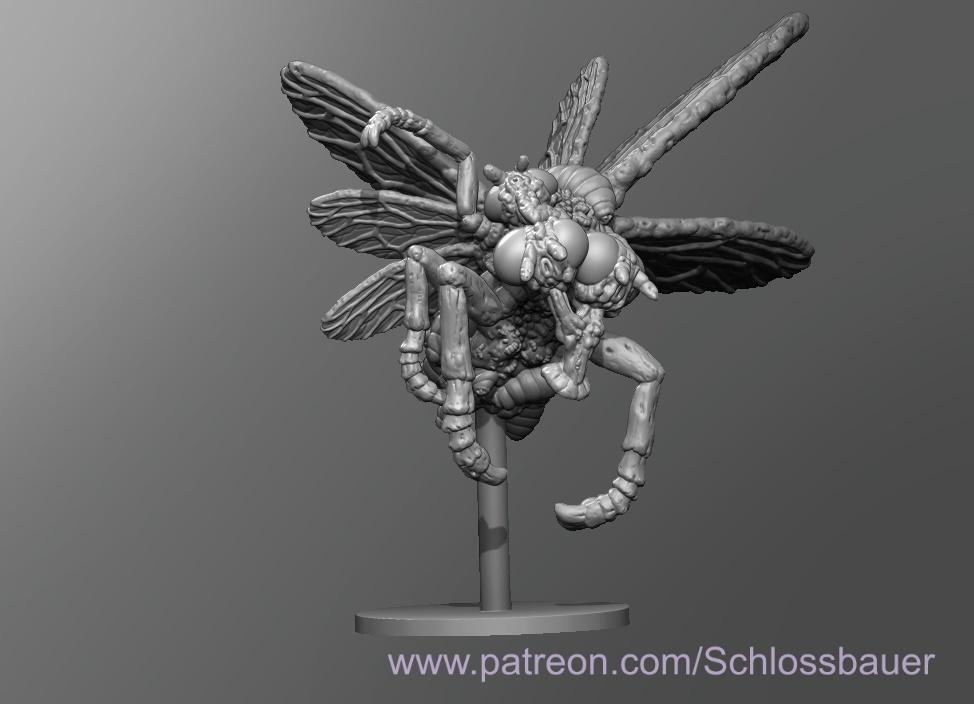 Mutated Fly 3d model