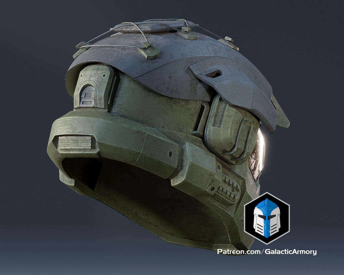 Halo Artaius Helmet - 3D Print Files 3d model
