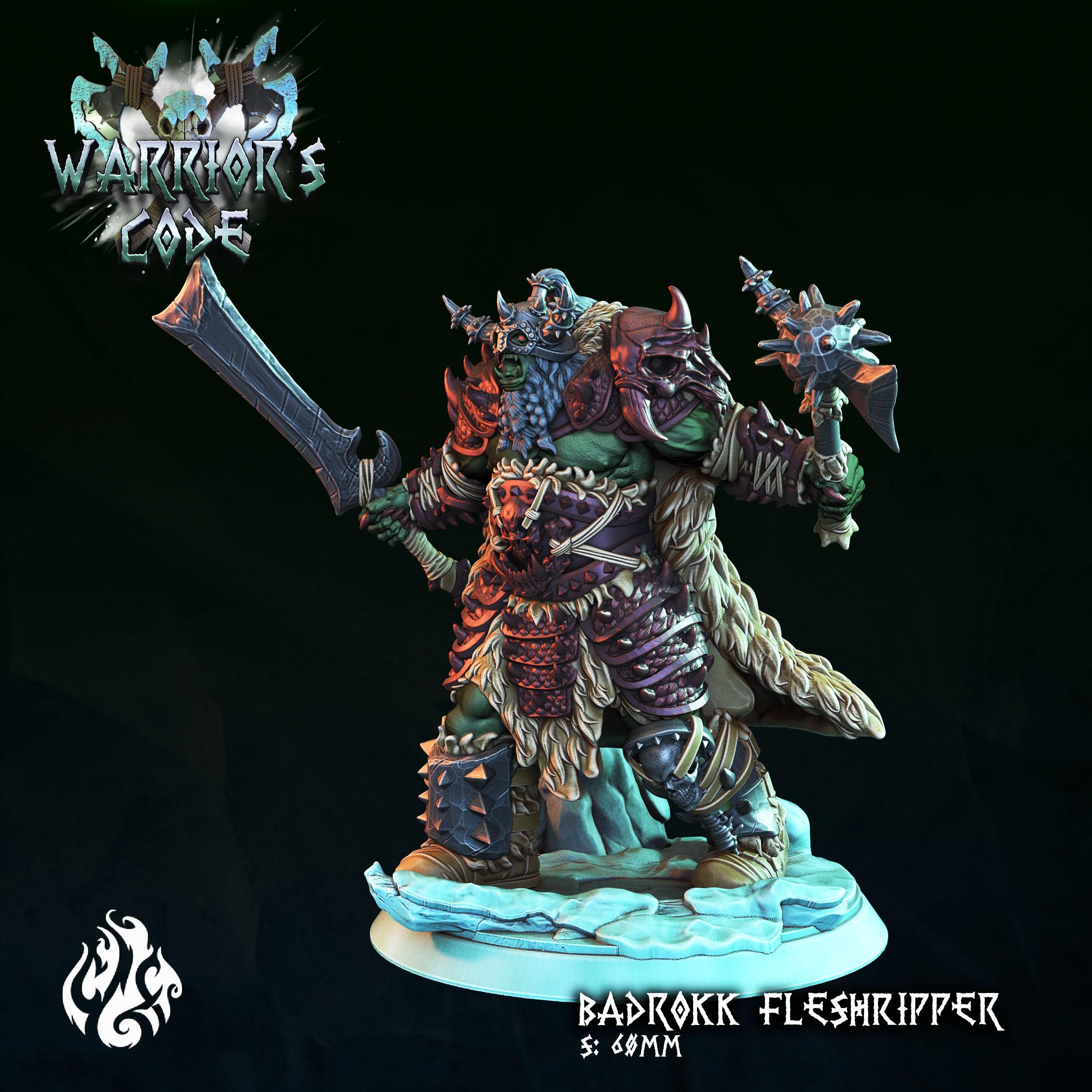 Badrokk FleshRipper, Orc Warlord 3d model