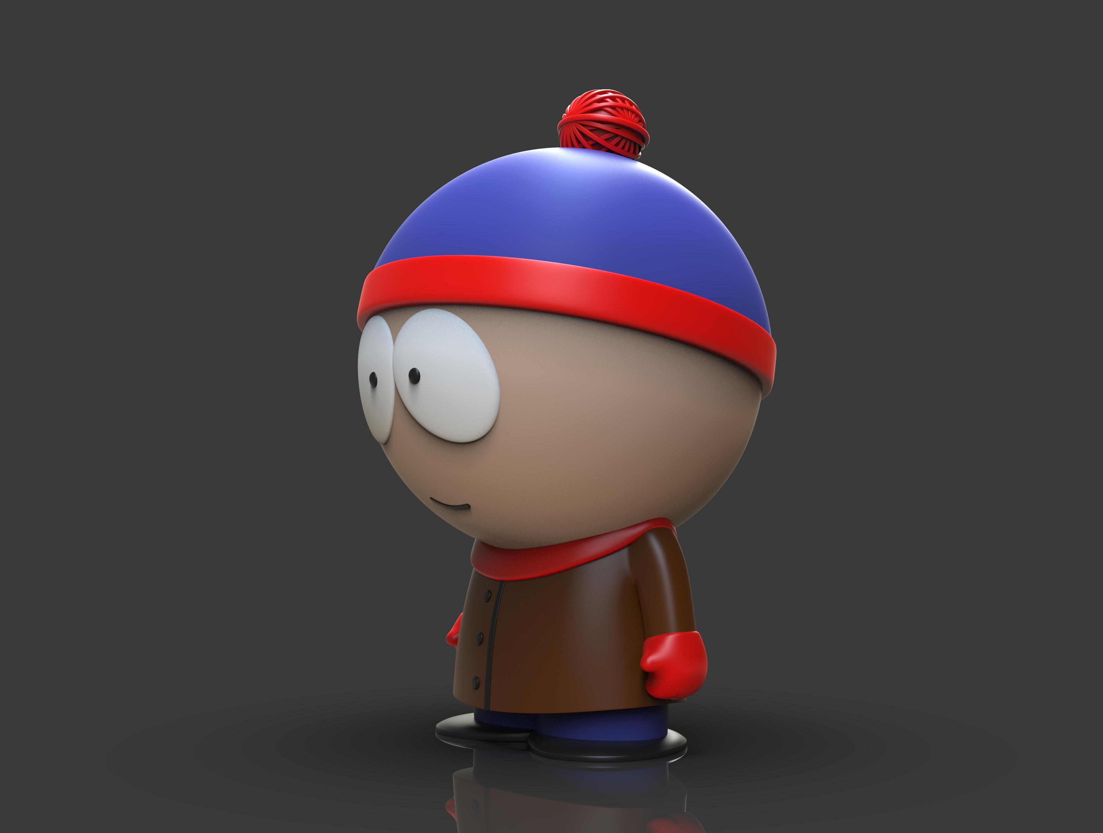 South Park Stan Figure  3d model