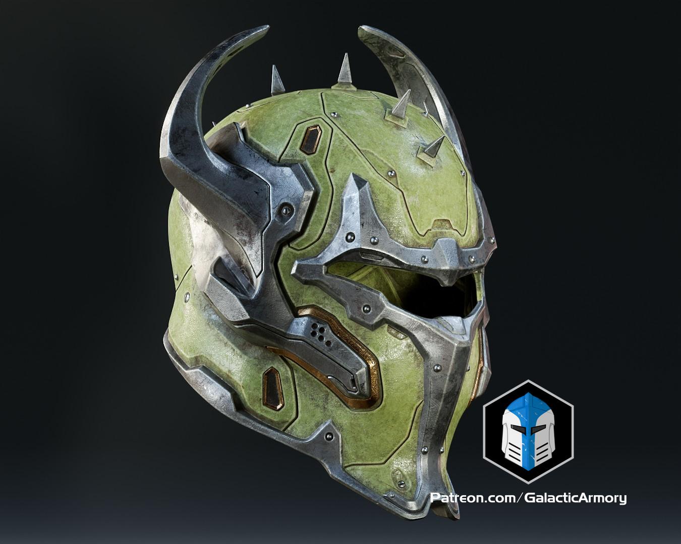 Doom Eternal Sentinel Helmet - 3D Print Files 3d model