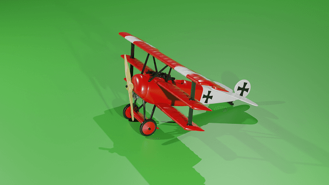 Fokker Dr.1 Triplane  3d model