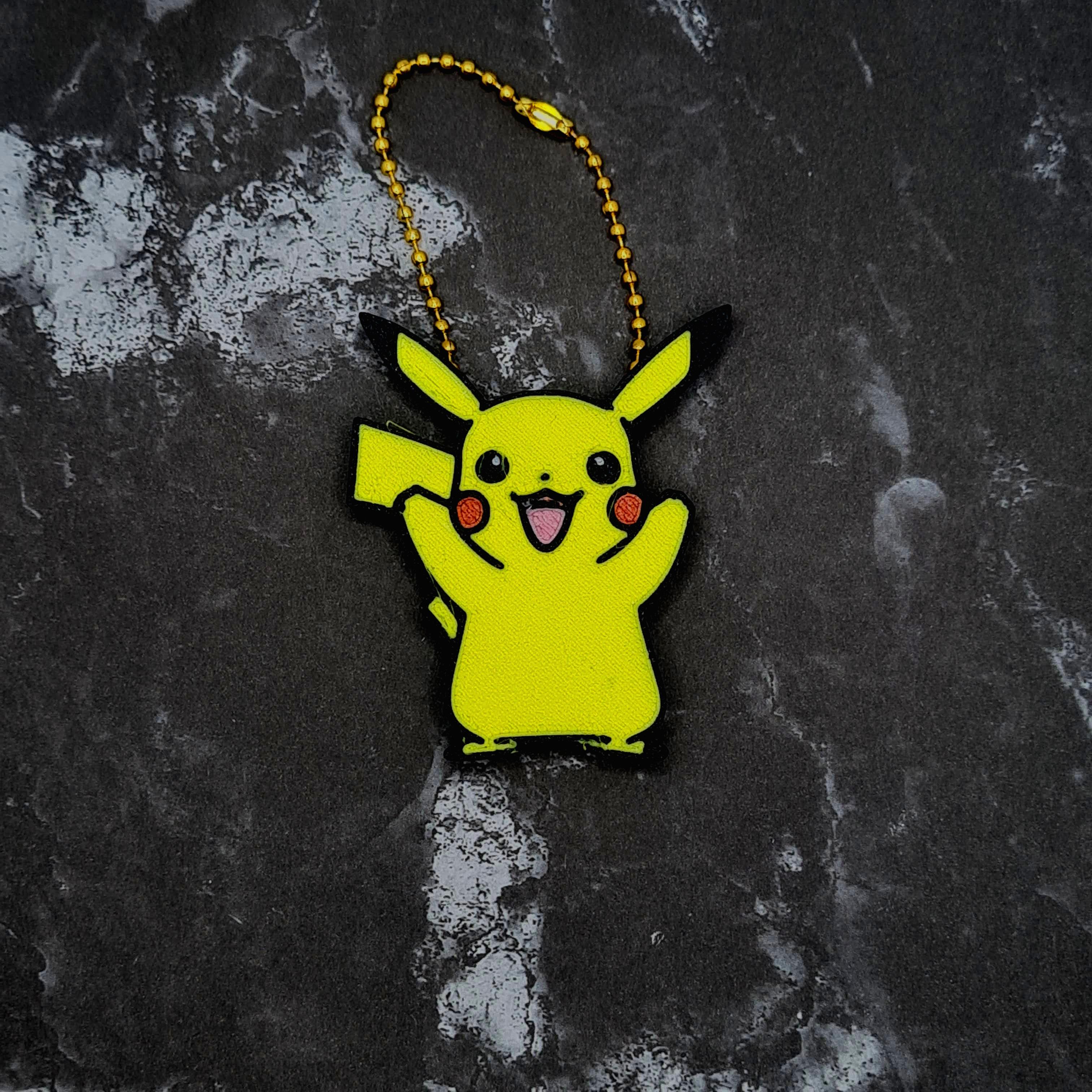 Pikachu Keychain 3d model