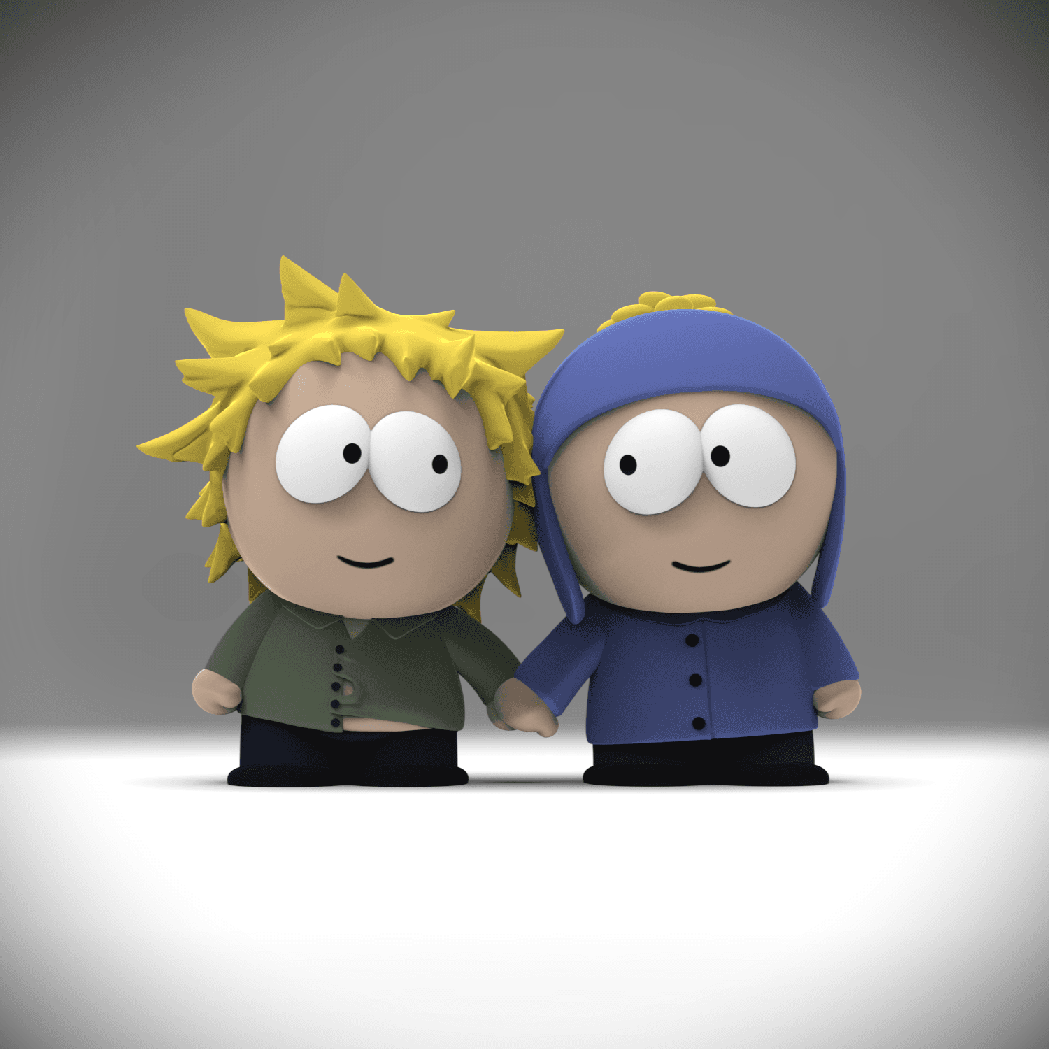 Creek (Tweek & Craig Pride) -South Park 3d model