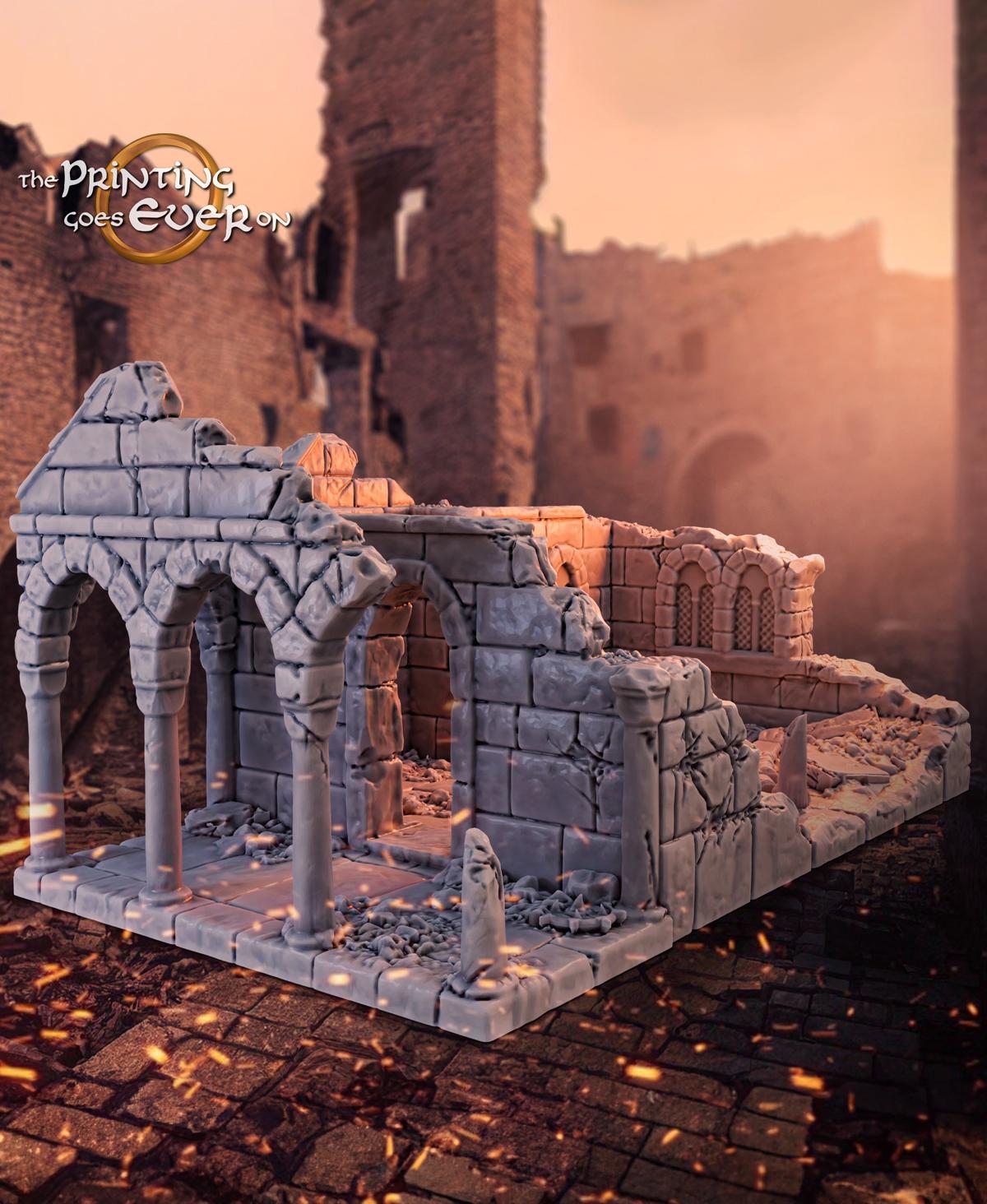 Osthold Ruins - Building A 3d model
