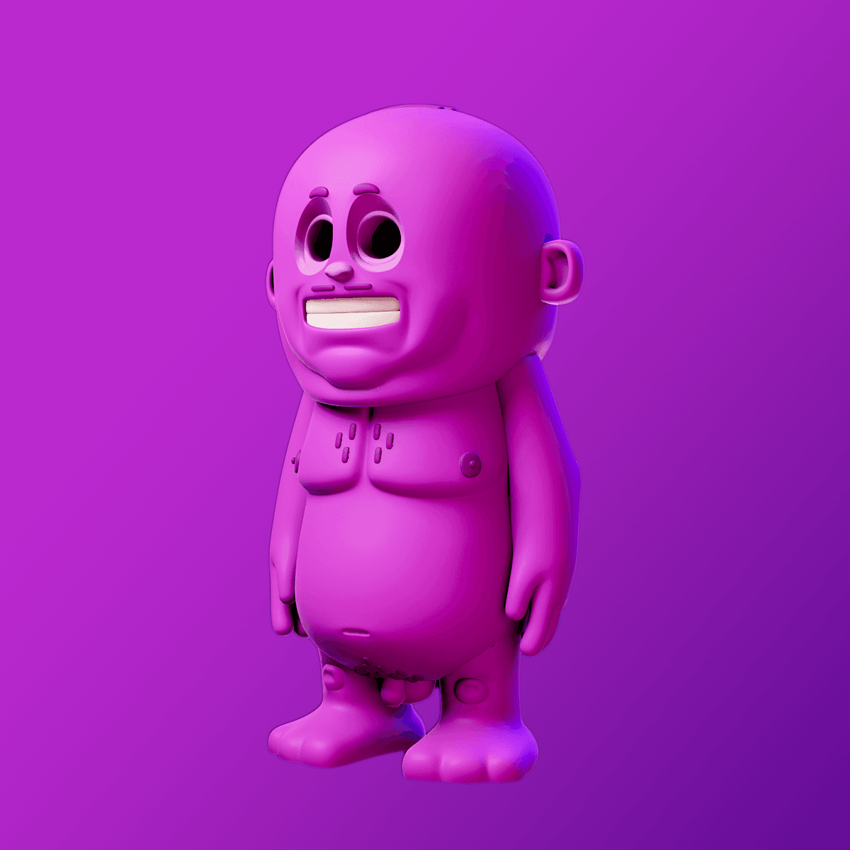 Totally Normal Human Character 3d model