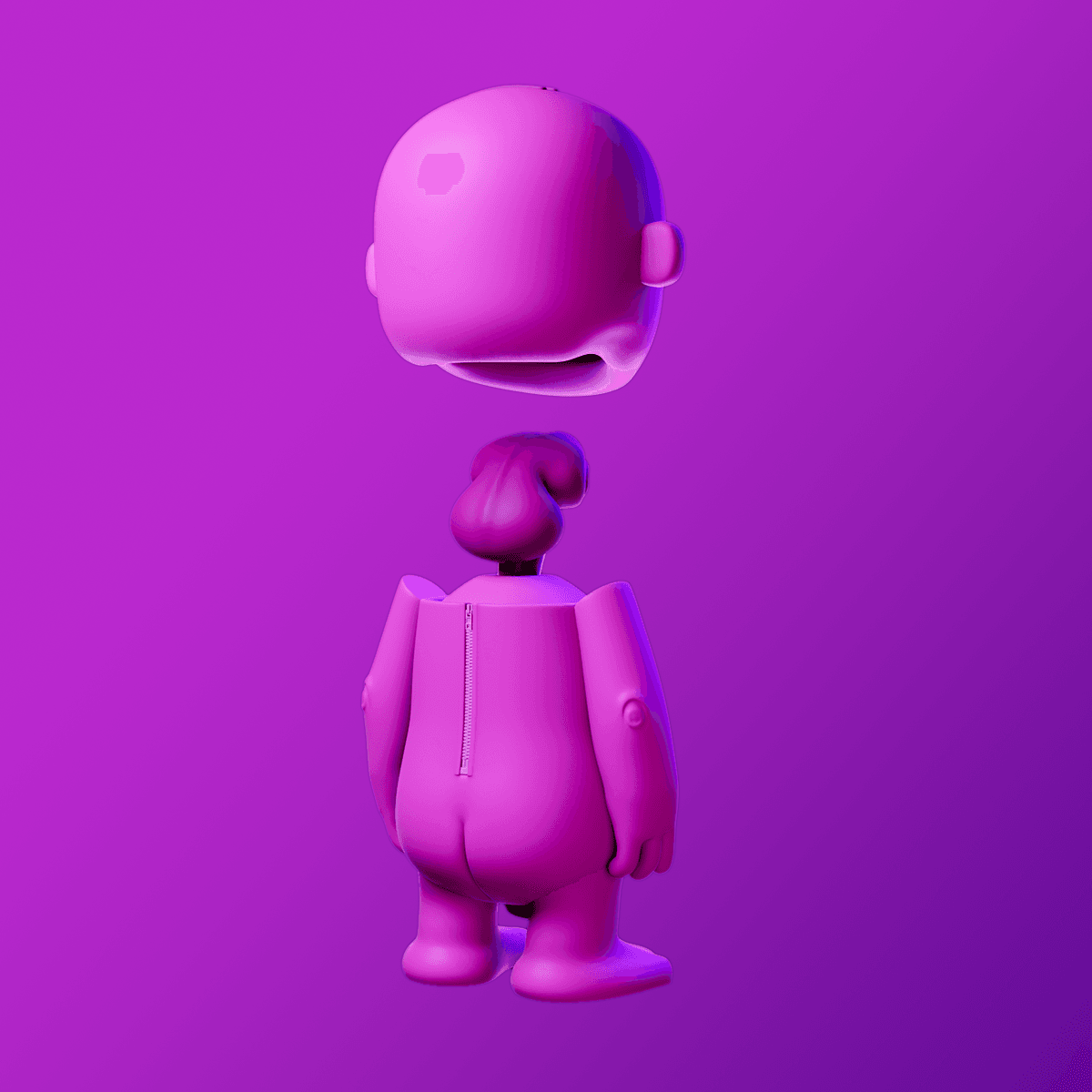 Totally Normal Human Character 3d model