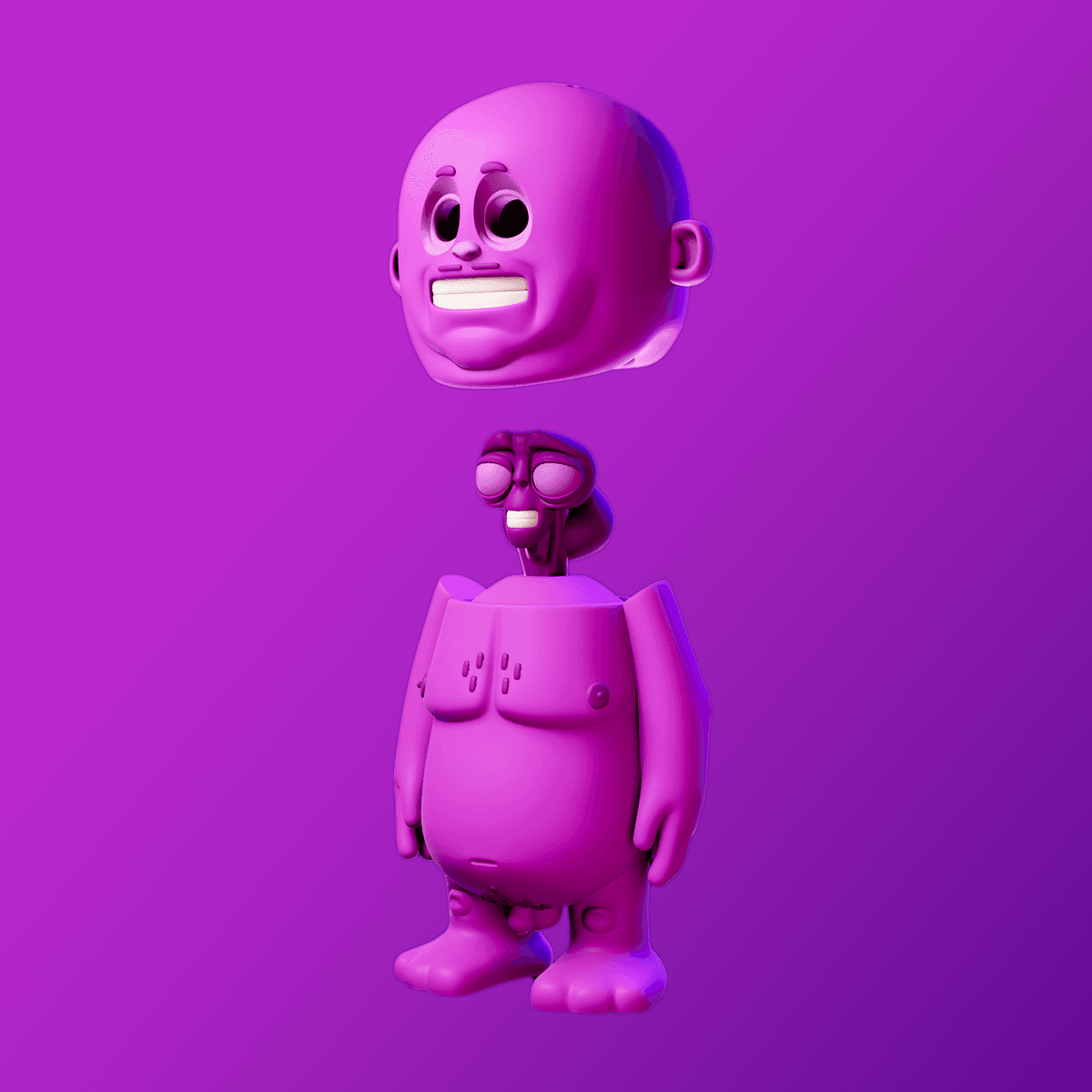 Totally Normal Human Character 3d model