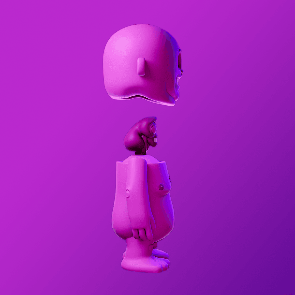 Totally Normal Human Character 3d model