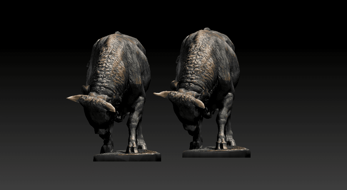 The Bull Statue, Kadikoy 3d model