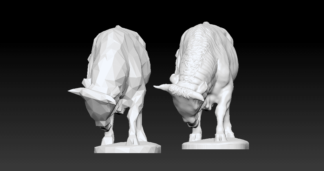 The Bull Statue, Kadikoy 3d model