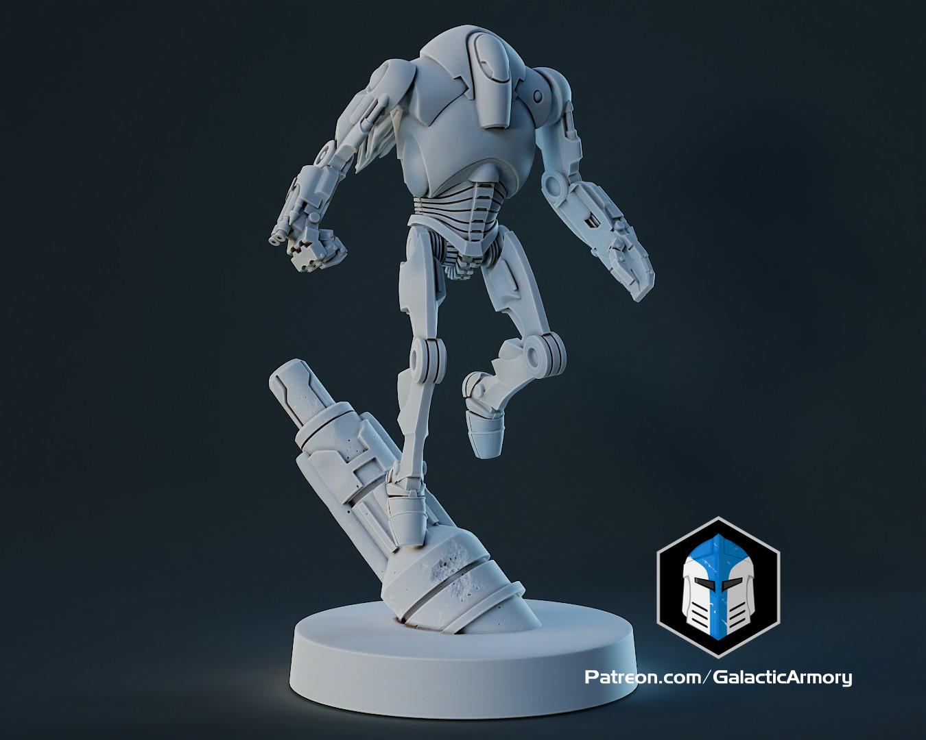 1:48 Scale Battle Droid Army - B2 Class - 3D Print Files 3d model