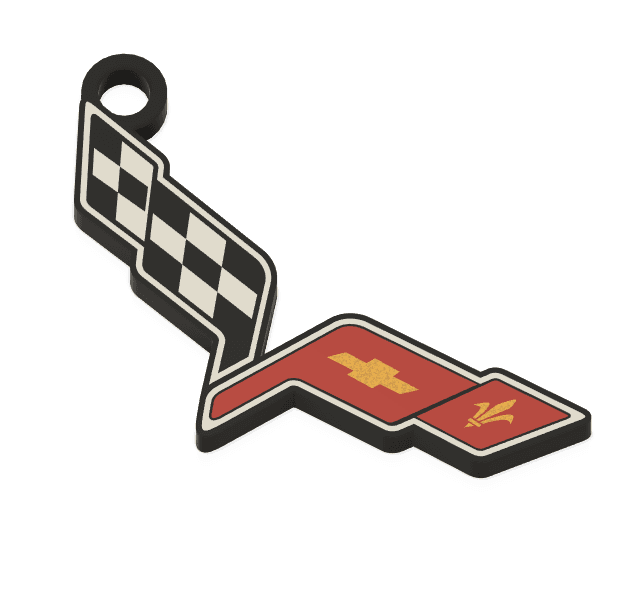 Keychain: Corvette IV 3d model