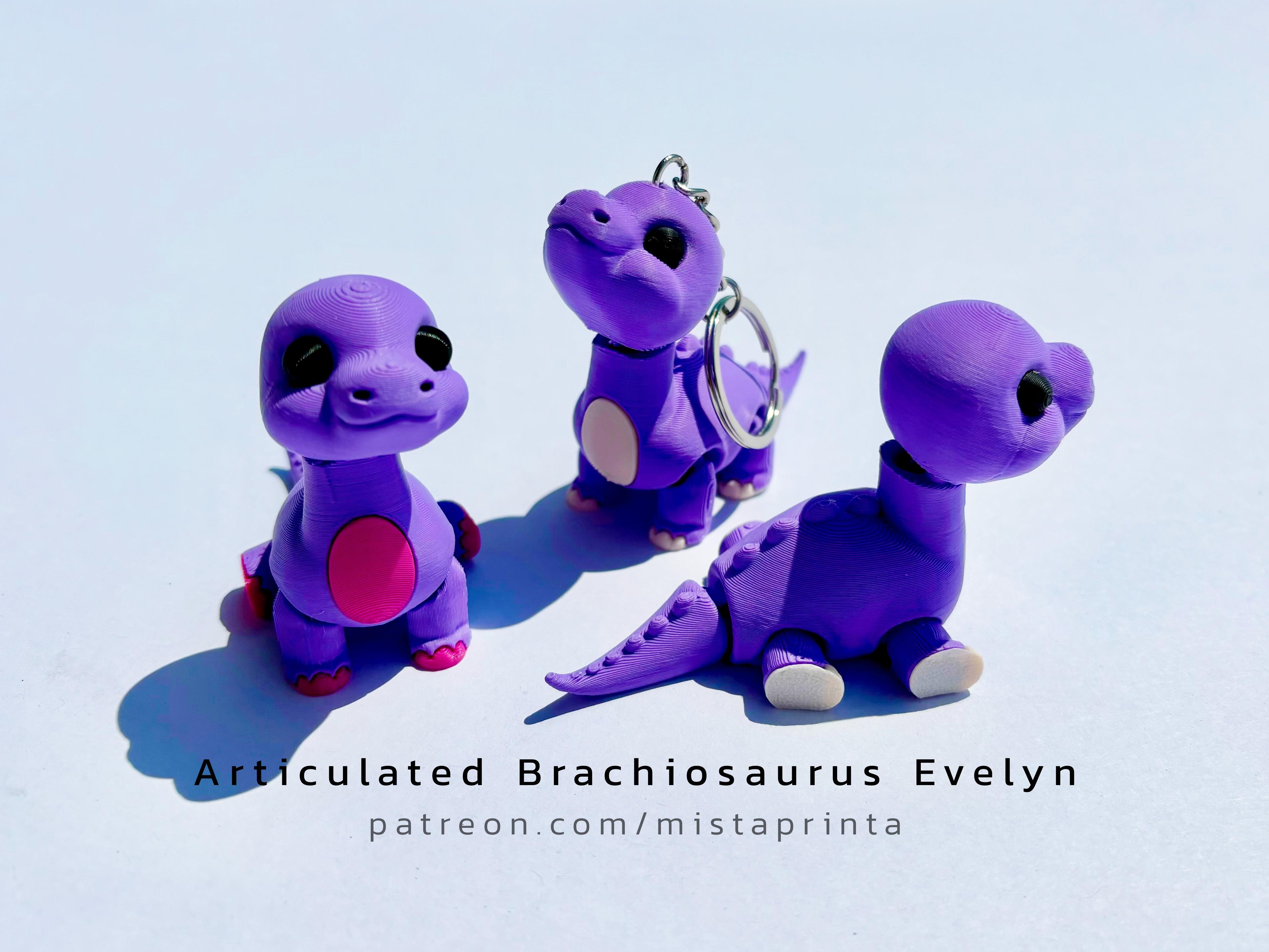 Articulated Brachiosaurus Evelyn 3d model