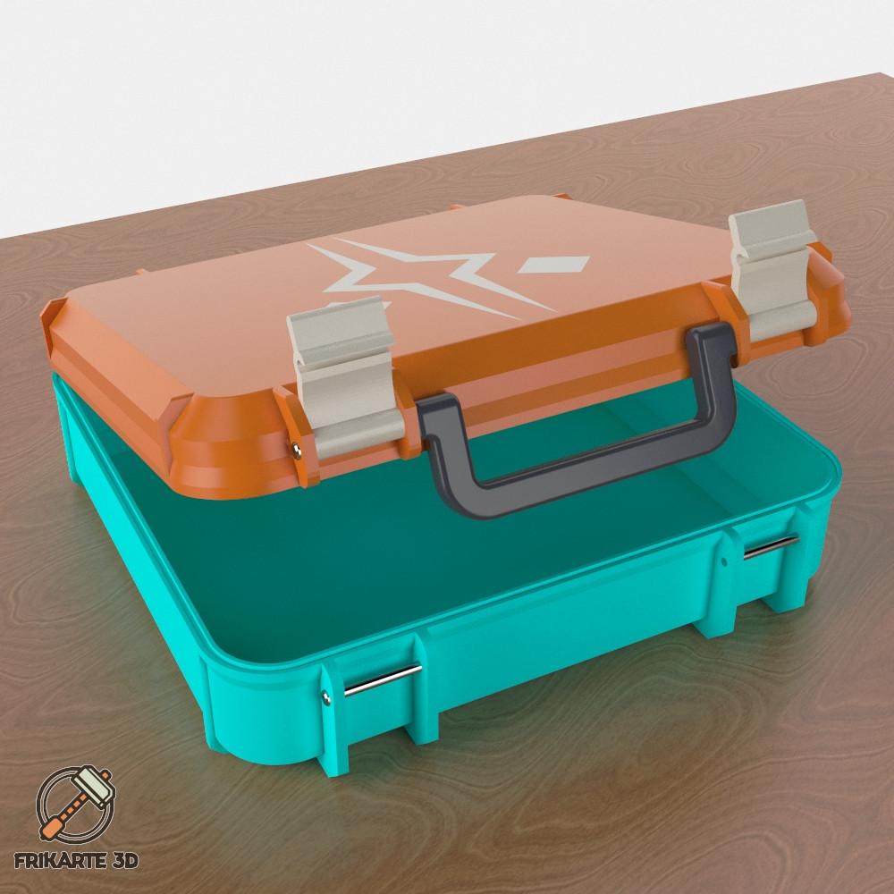 Ahsoka Tano Tool Box Multicolor with Flipped Logo 3d model