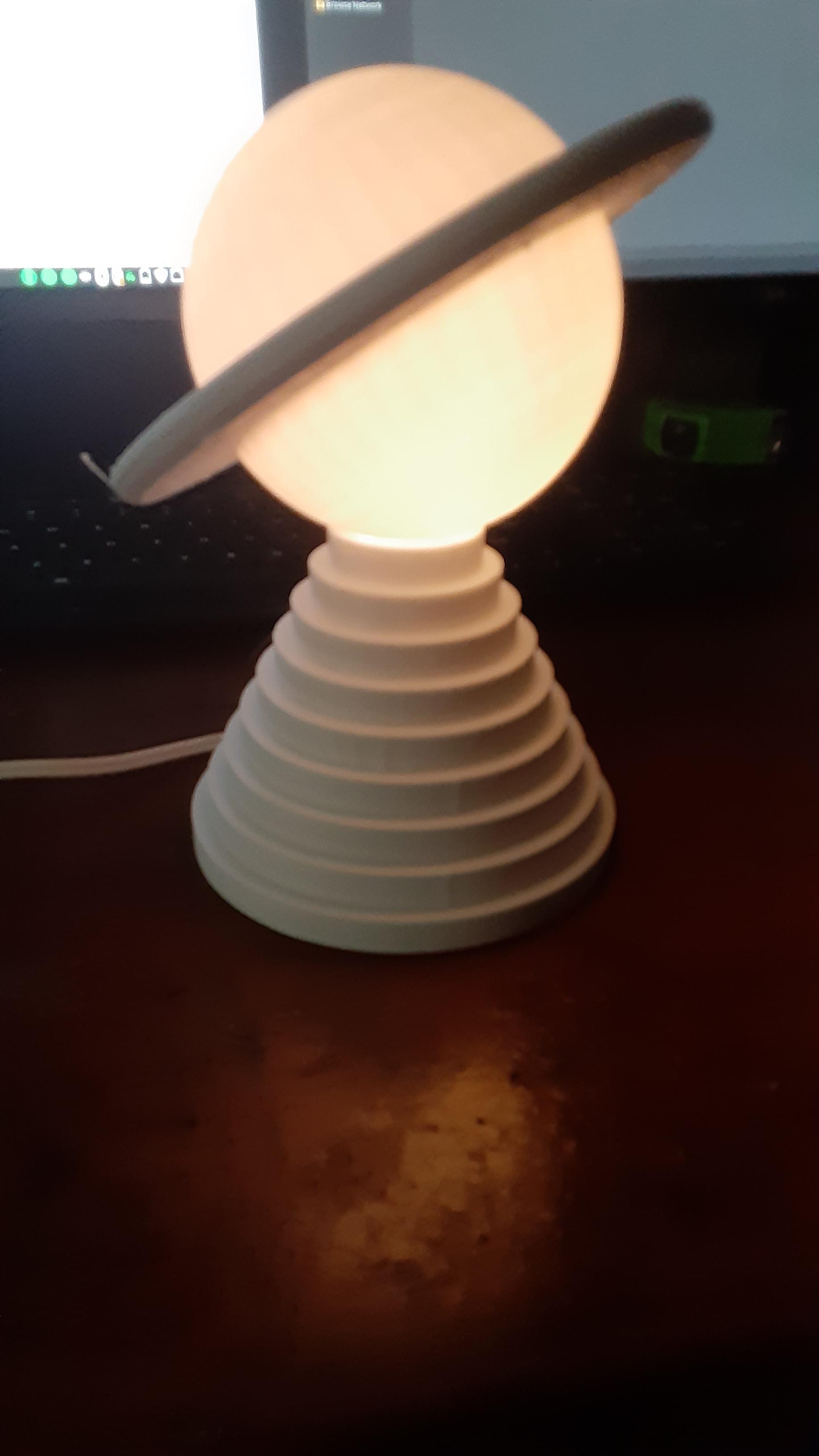 Vintage Saturn lamp 3d model